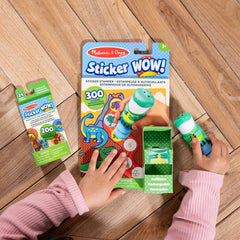 Sticker WOW!™ Dinosaur Bundle: Activity Pad & Sticker Stamper + Mini Activity Pad and 200 Refill Stickers
