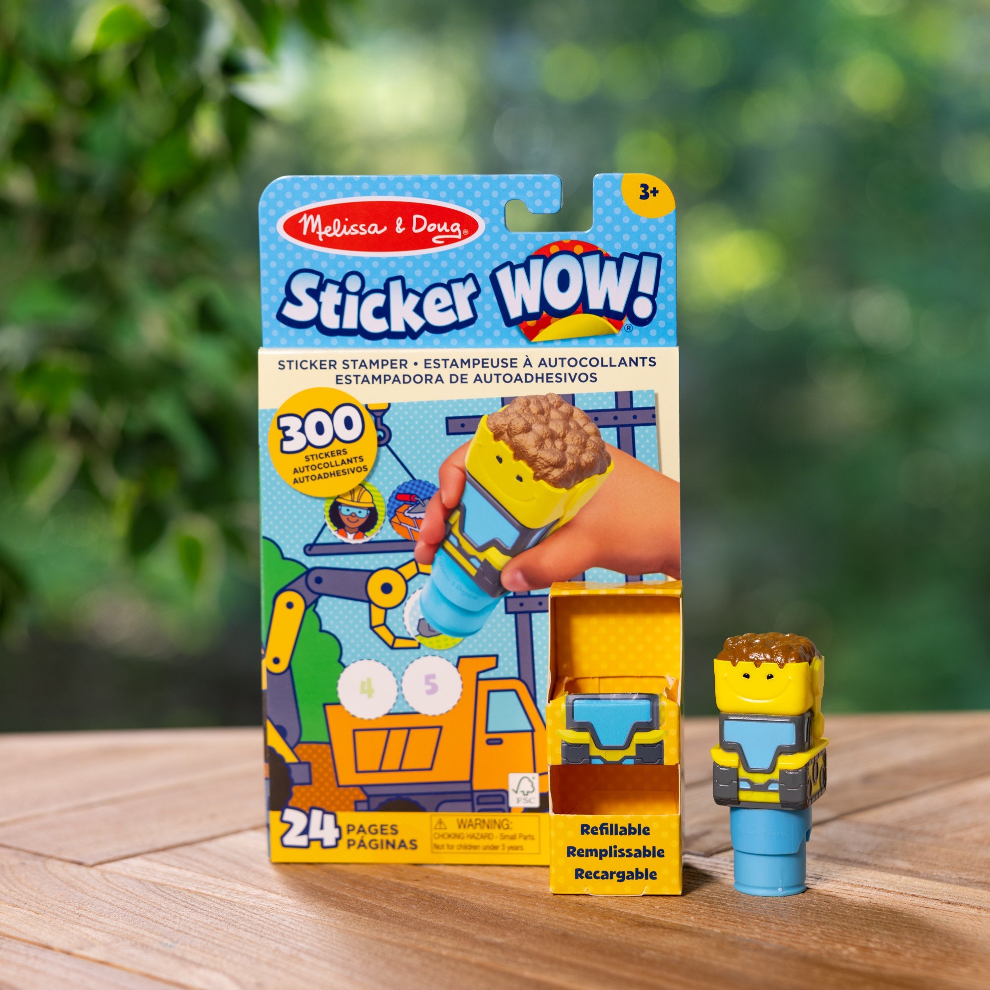 Sticker WOW!™ Activity Pad & Sticker Stamper - Bulldozer