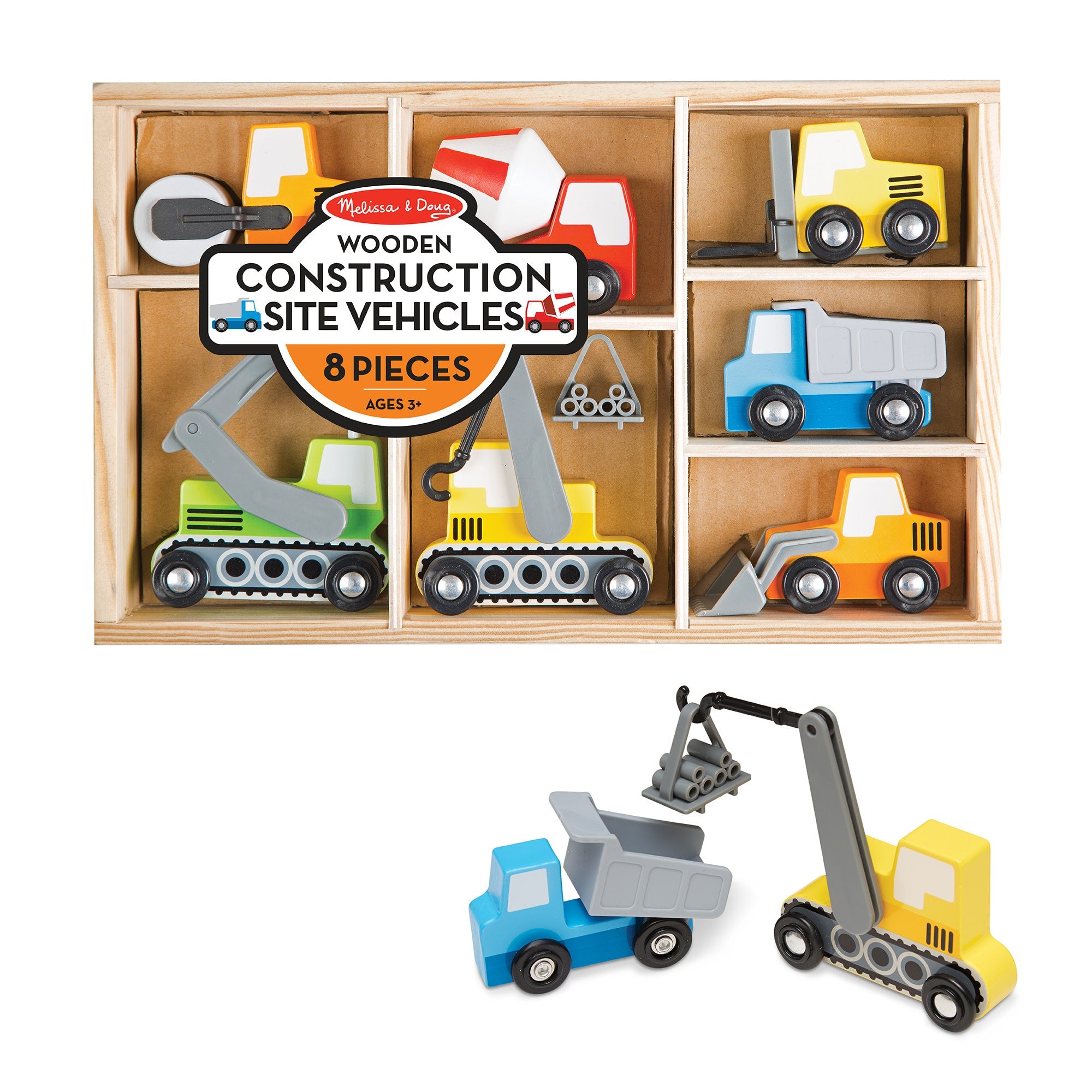 Wooden Construction Site Vehicles