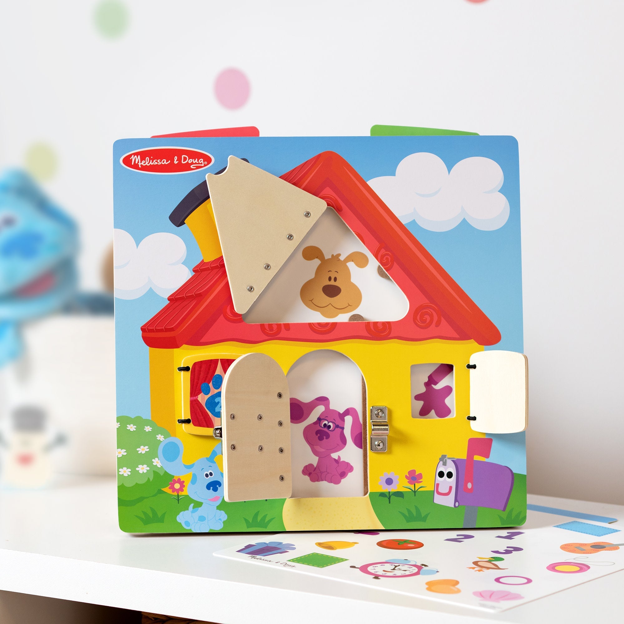 Blue's Clues & You! Wooden Lift-the-Flap Activity Board