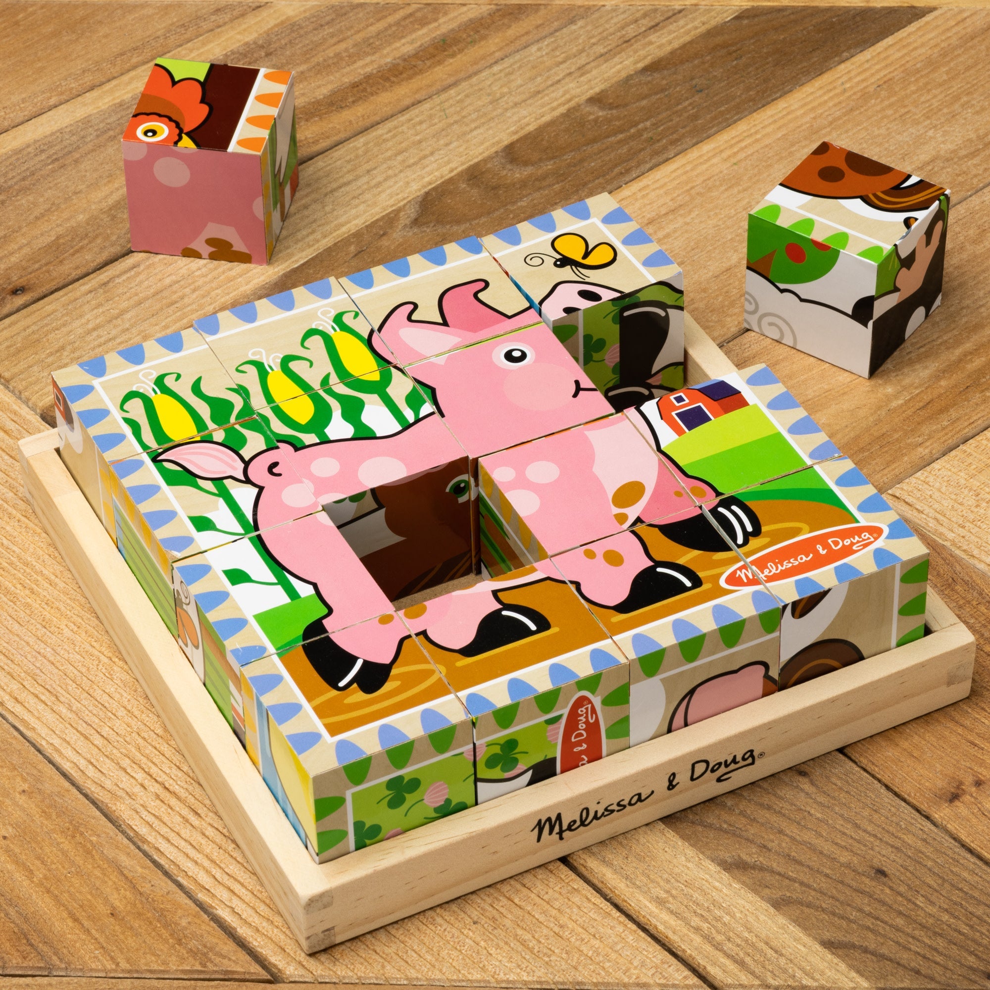 Farm Cube Puzzle - 16 Pieces
