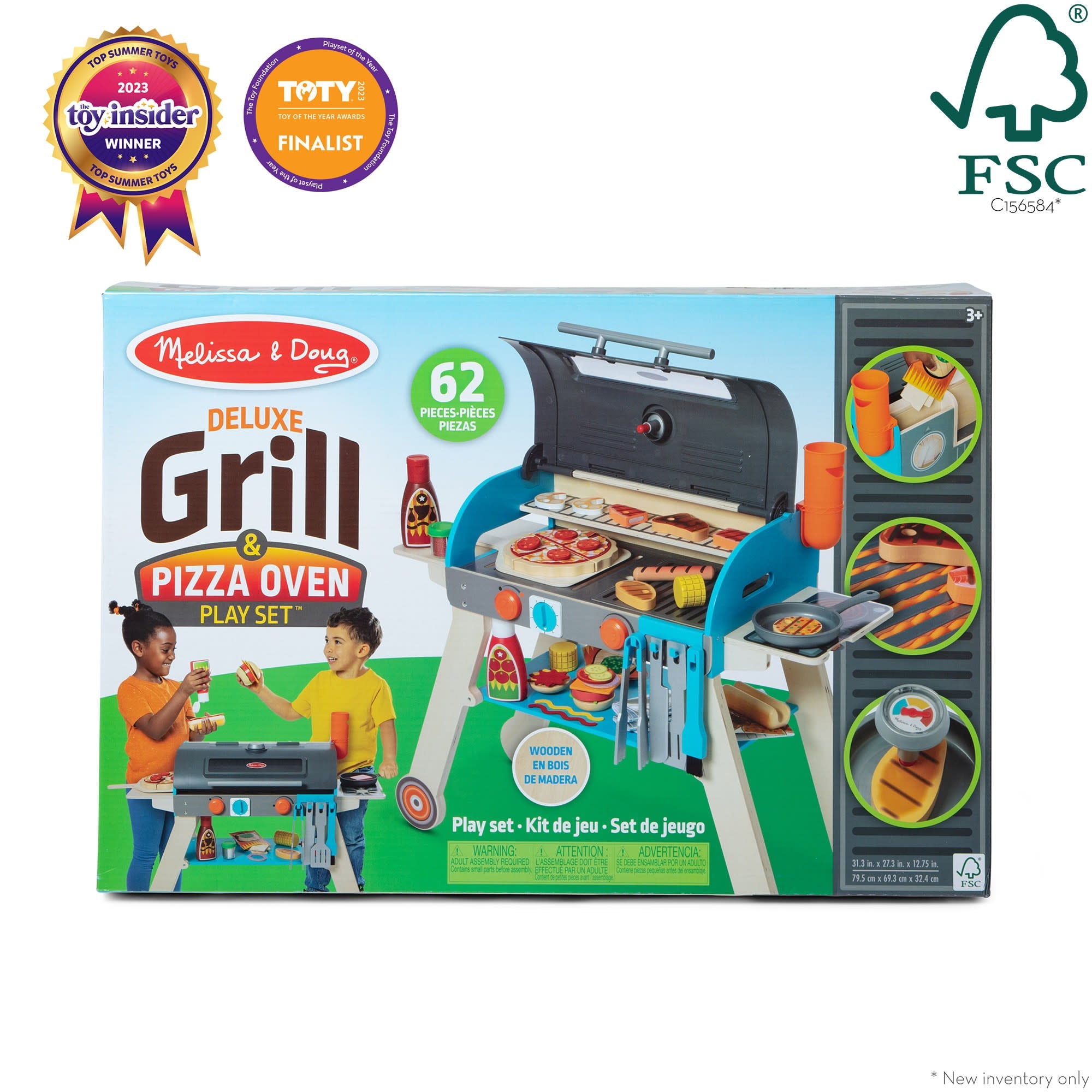 Deluxe Grill & Pizza Oven Play Set