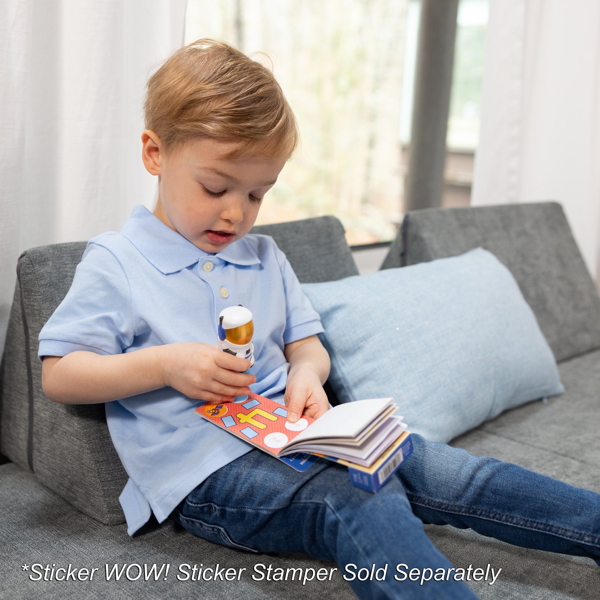 Sticker WOW!® Mini Activity Pad & Refill Stickers - Surprise Pack 1 (200+ Stickers, Stamper Not Included)