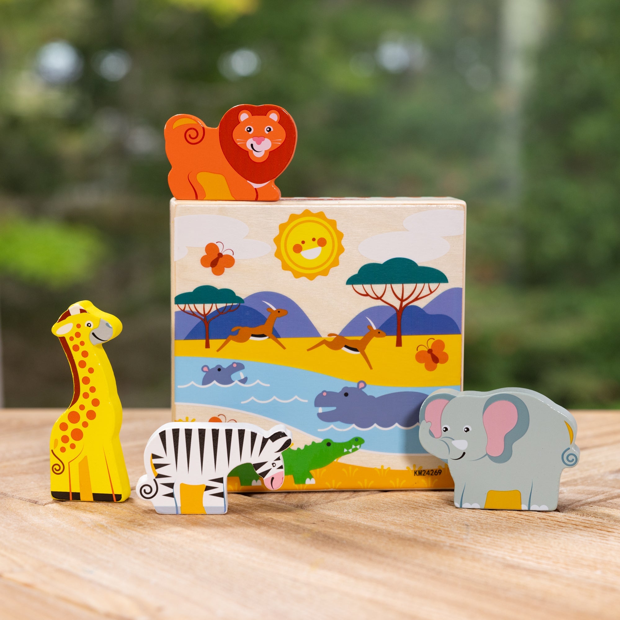 Wooden Animal Matching - Safari