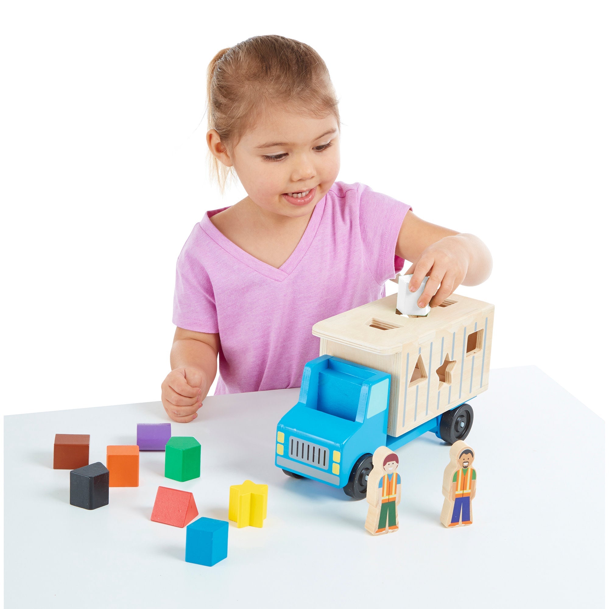 Shape-Sorting Dump Truck
