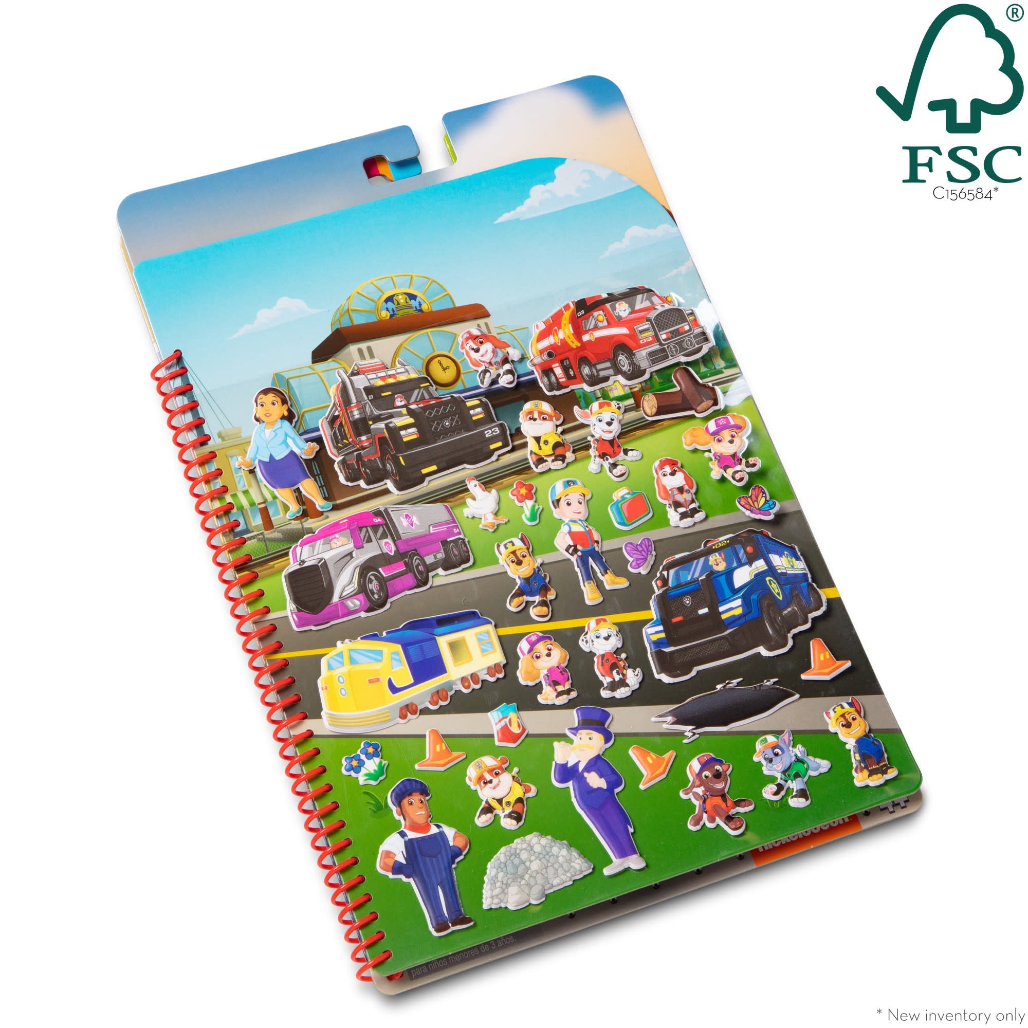 PAW Patrol Restickable Puffy Stickers - Big Truck Pups