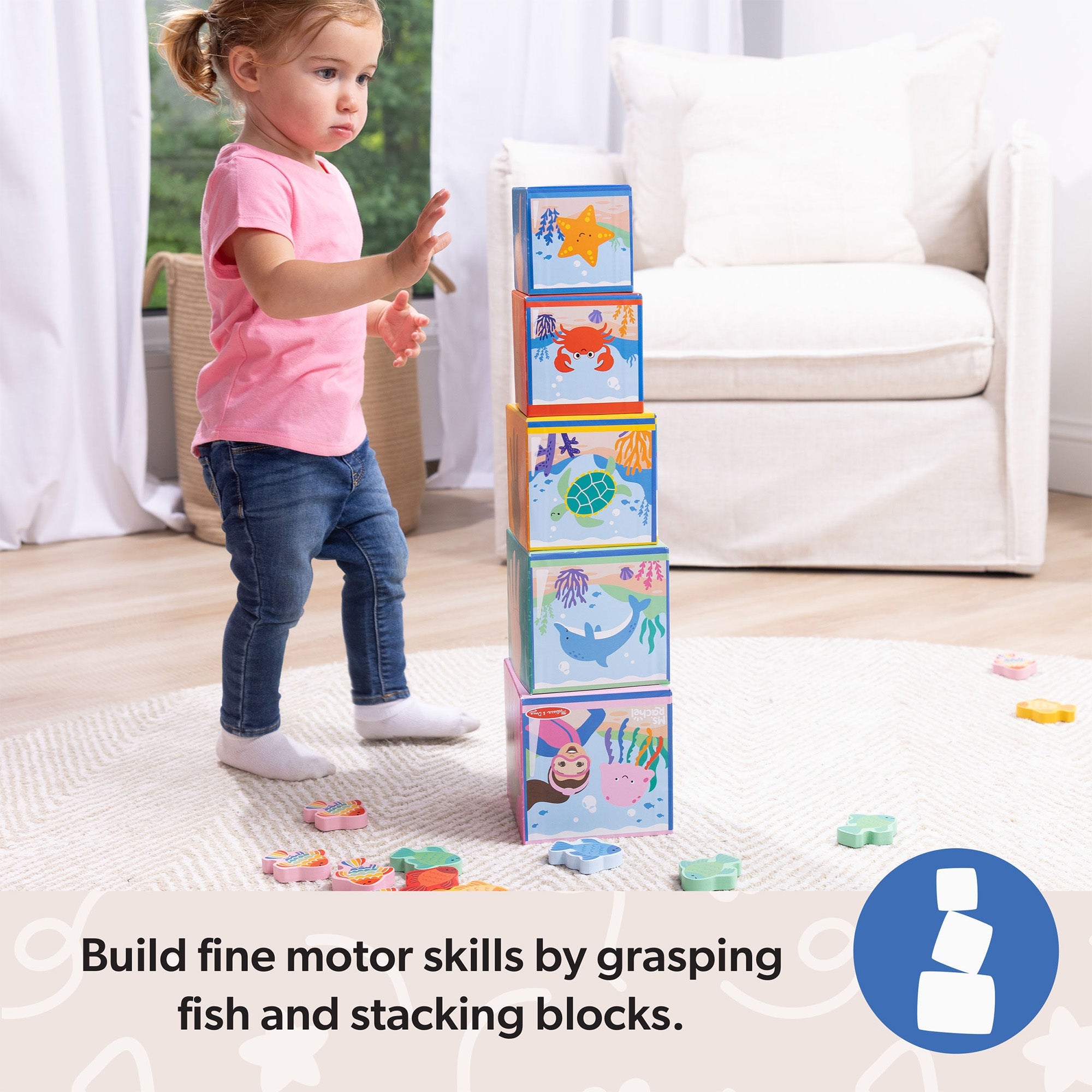 Ms. Rachel™ Sort & Count Nesting Blocks
