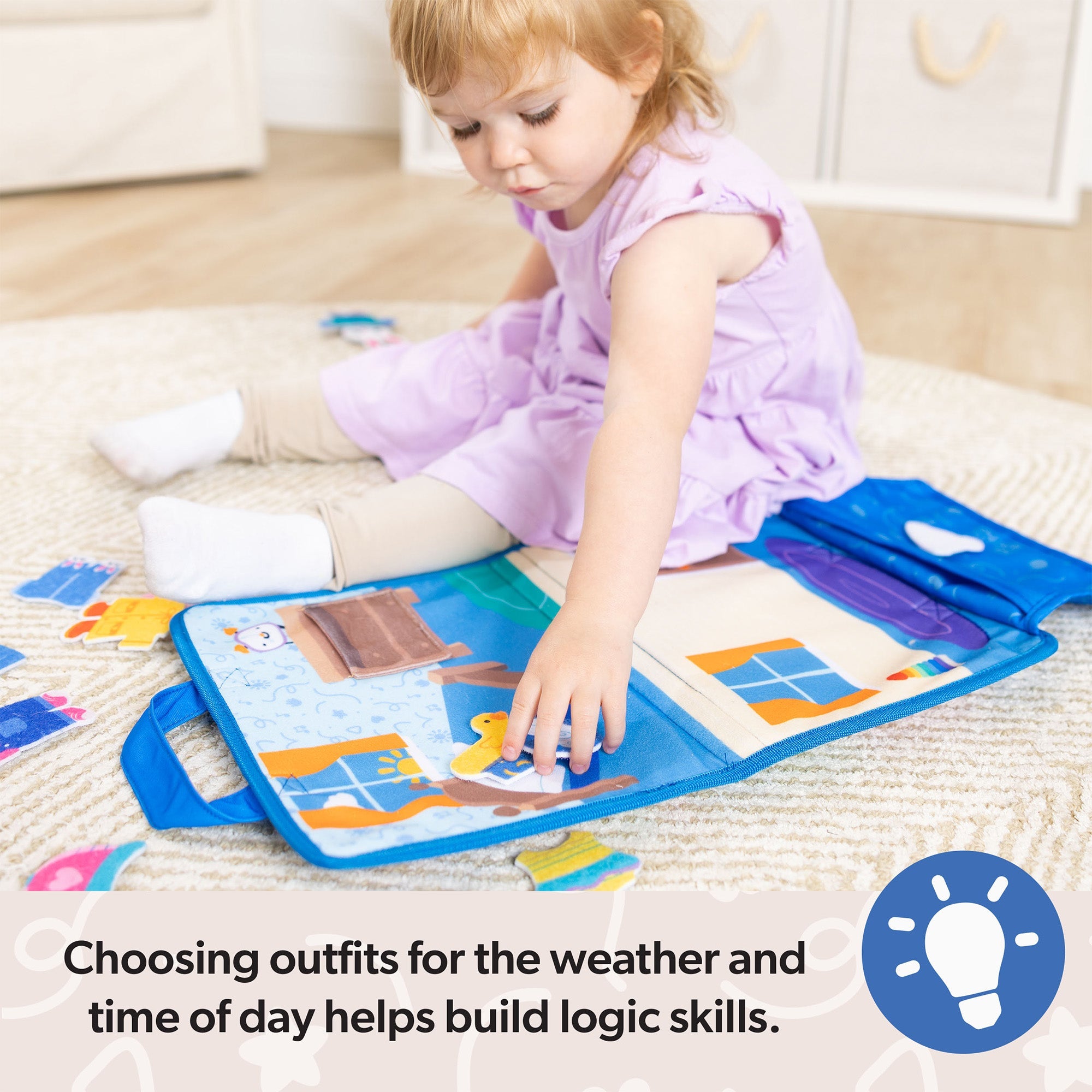 Ms. Rachel™ What to Wear Felt Activity Board