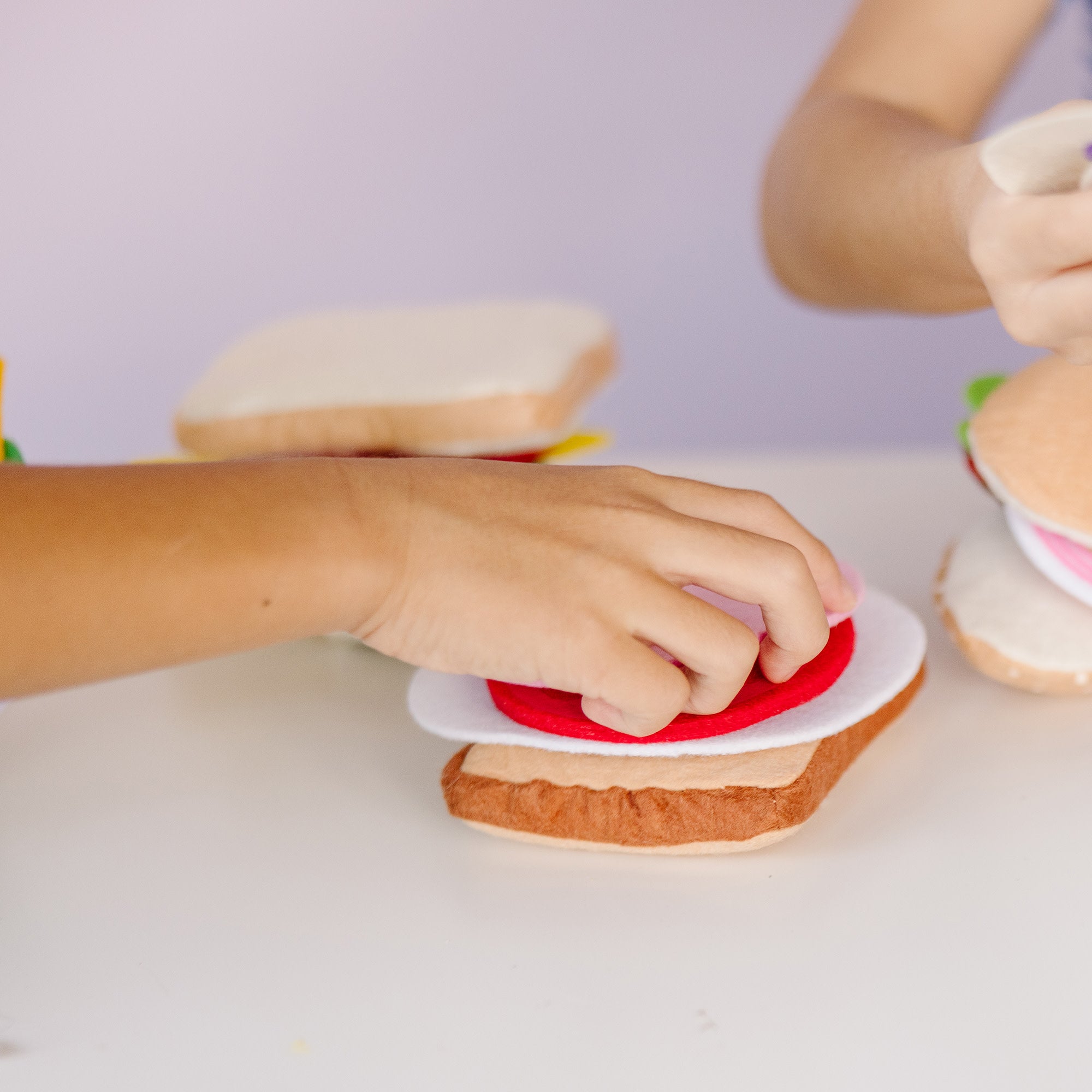 Felt Food Sandwich Play Set