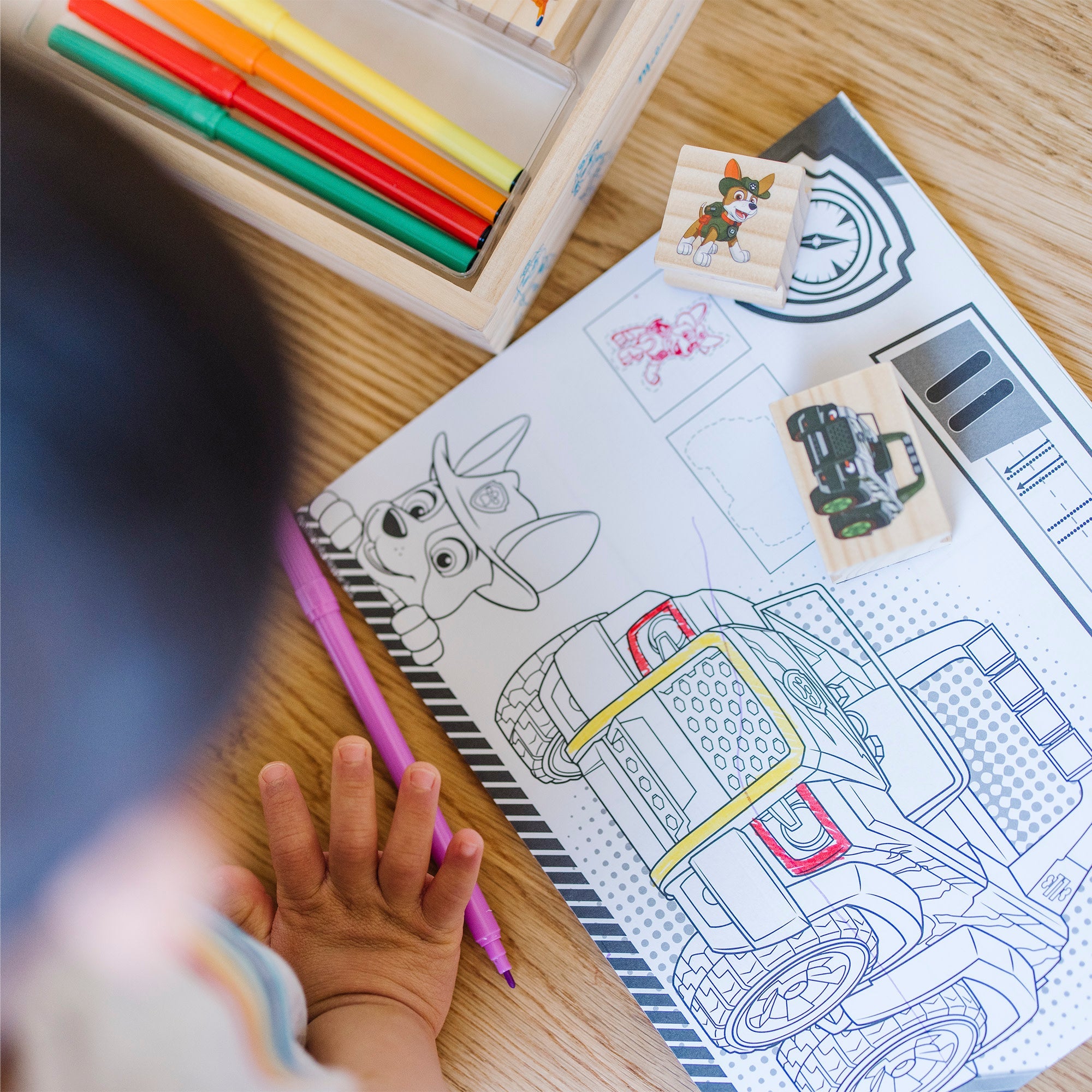 PAW Patrol Wooden Stamps Activity Set