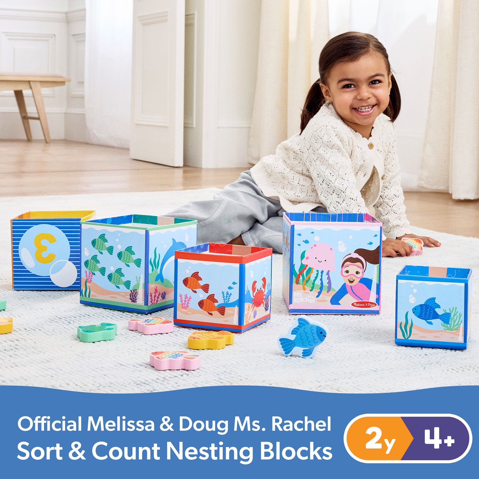 Ms. Rachel™ Sort & Count Nesting Blocks