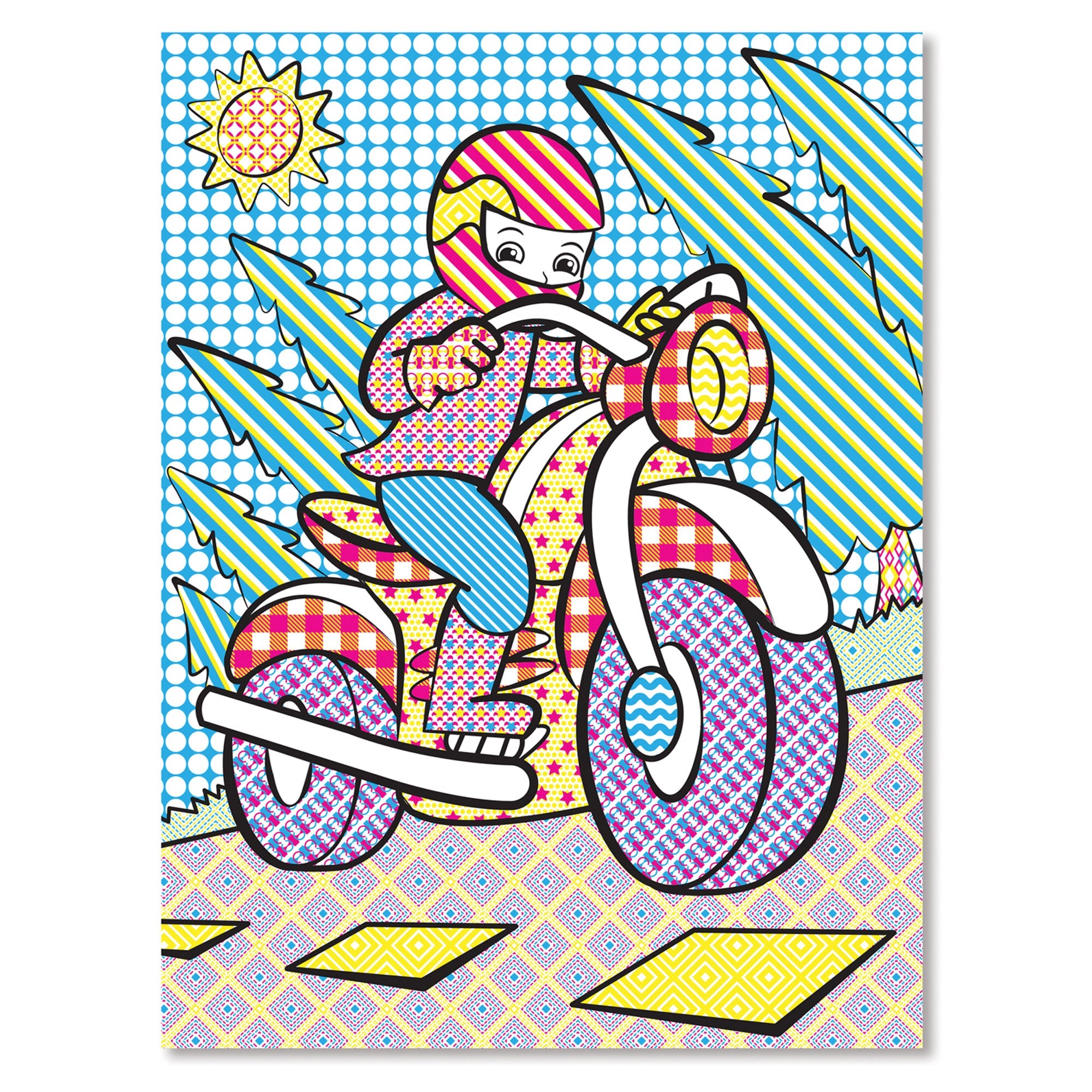 My First Paint with Water - Vehicles