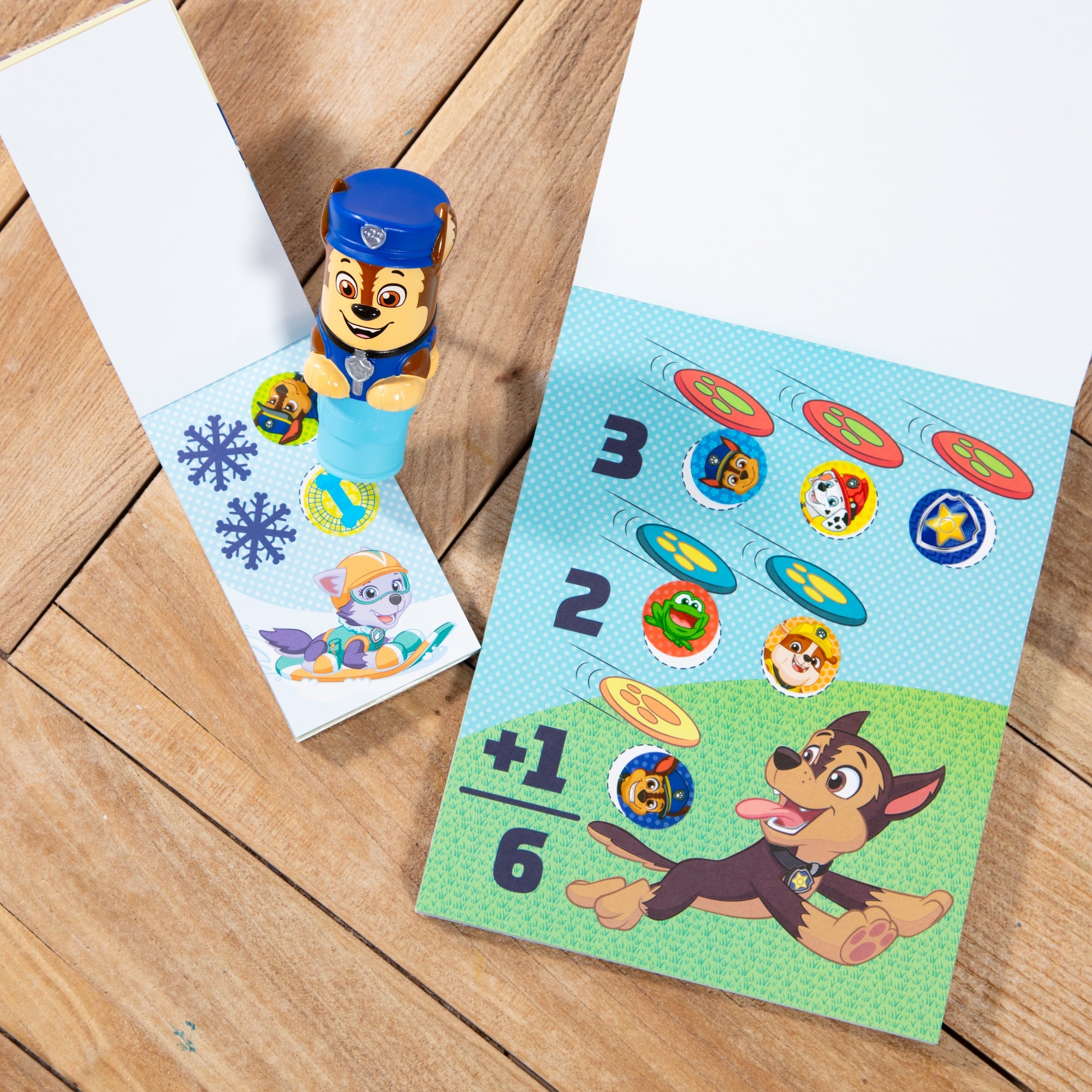 Sticker WOW!™ PAW Patrol Chase Bundle: Activity Pad & Sticker Stamper + Mini Activity Pad and 200 Refill Stickers