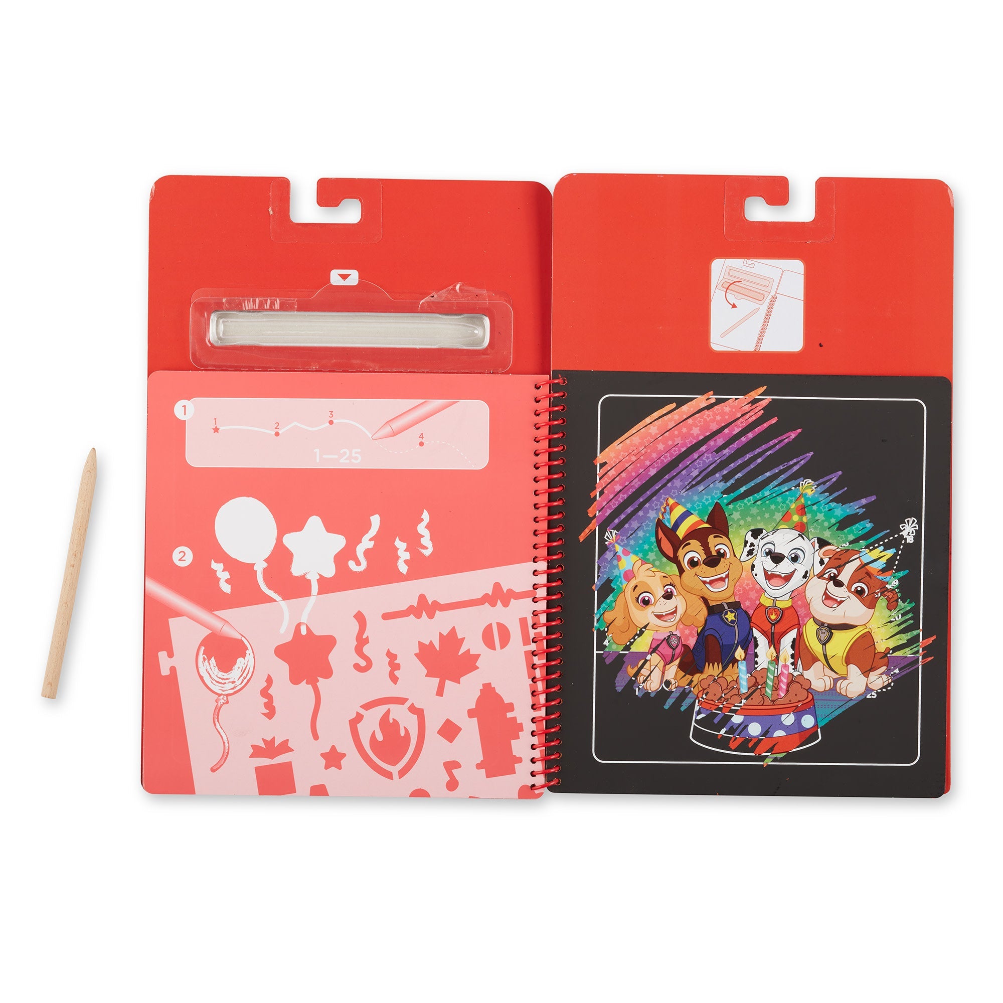 PAW Patrol Scratch Art Pad - Marshall