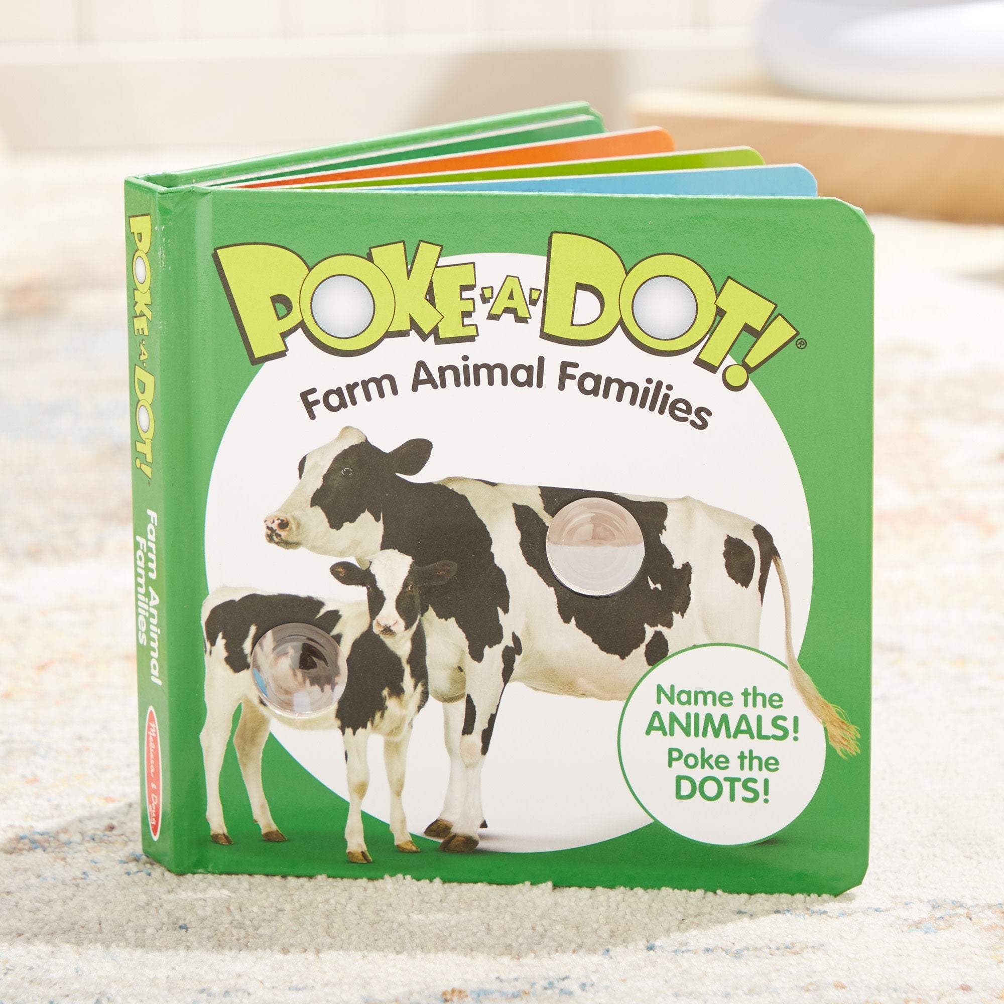 Poke-a-Dot: Farm Animal Families Board Book