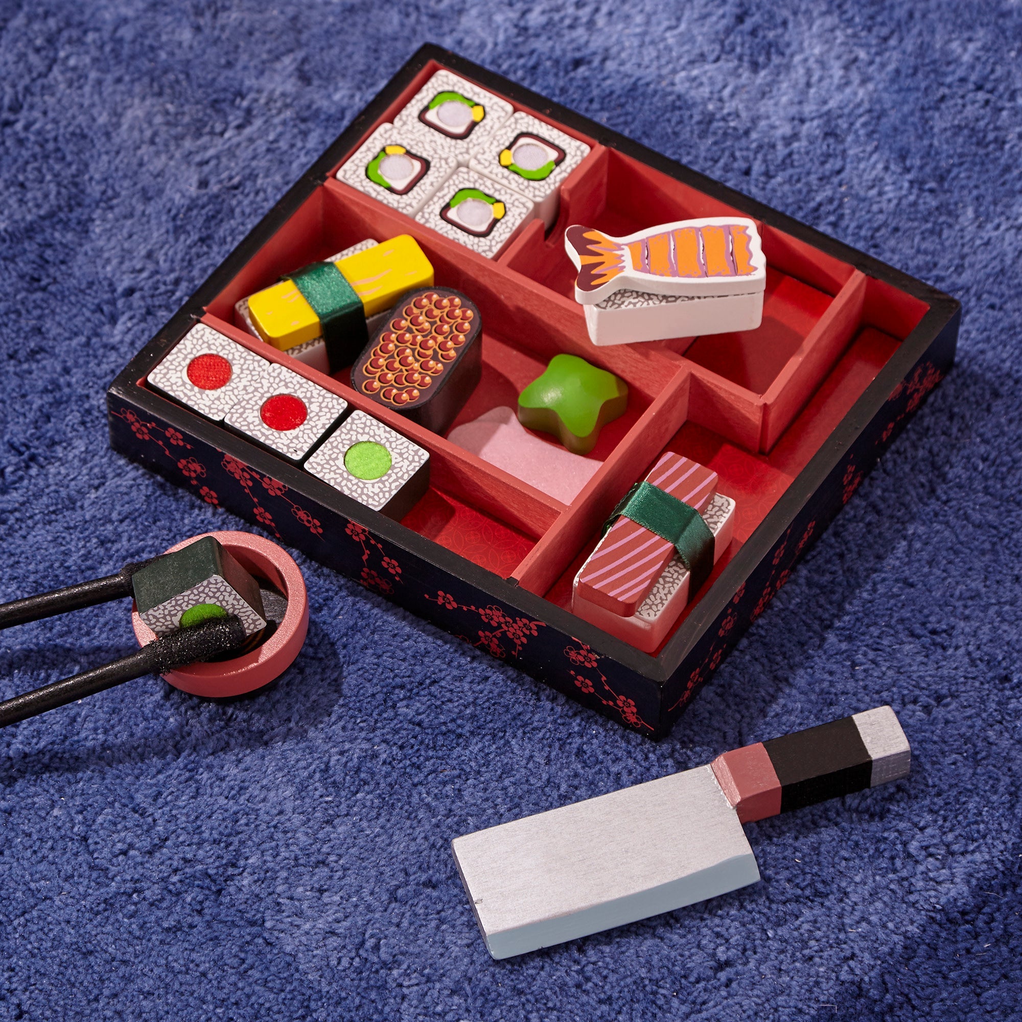 Wooden Sushi Slicing Play Set