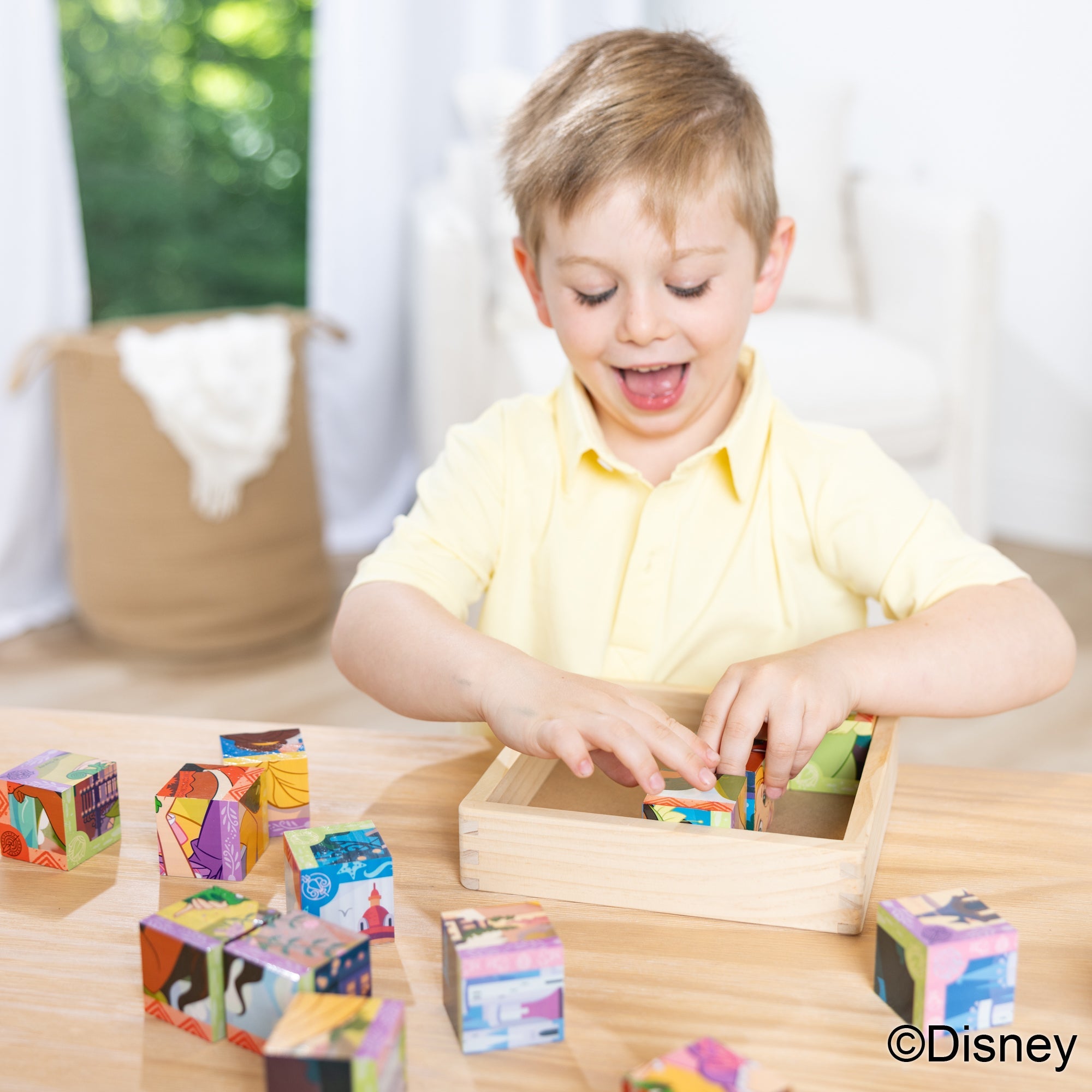 Disney Princess Wooden Cube Puzzle