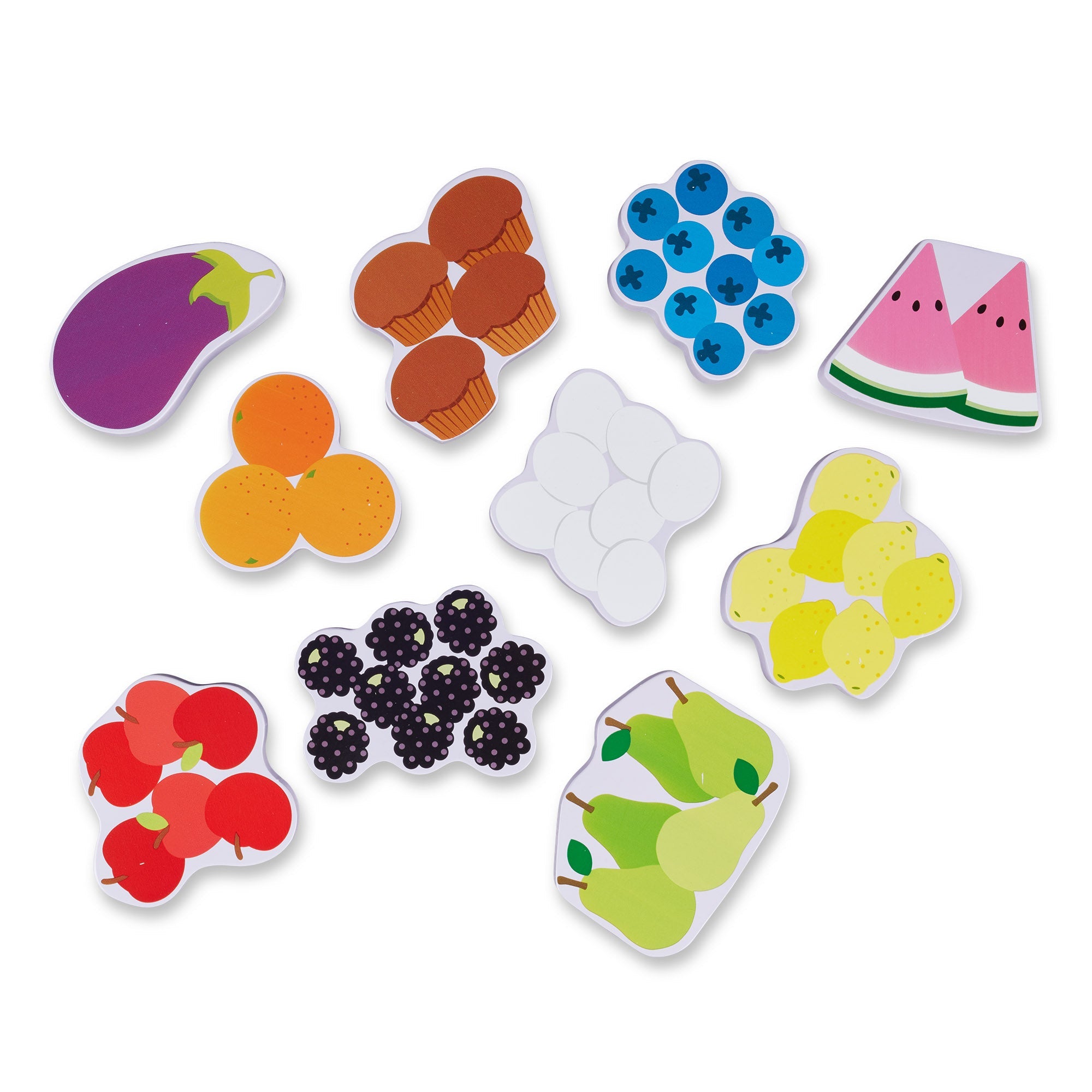 Blue's Clues & You! Fridge Food Wooden Chunky Puzzle - 10 Pieces