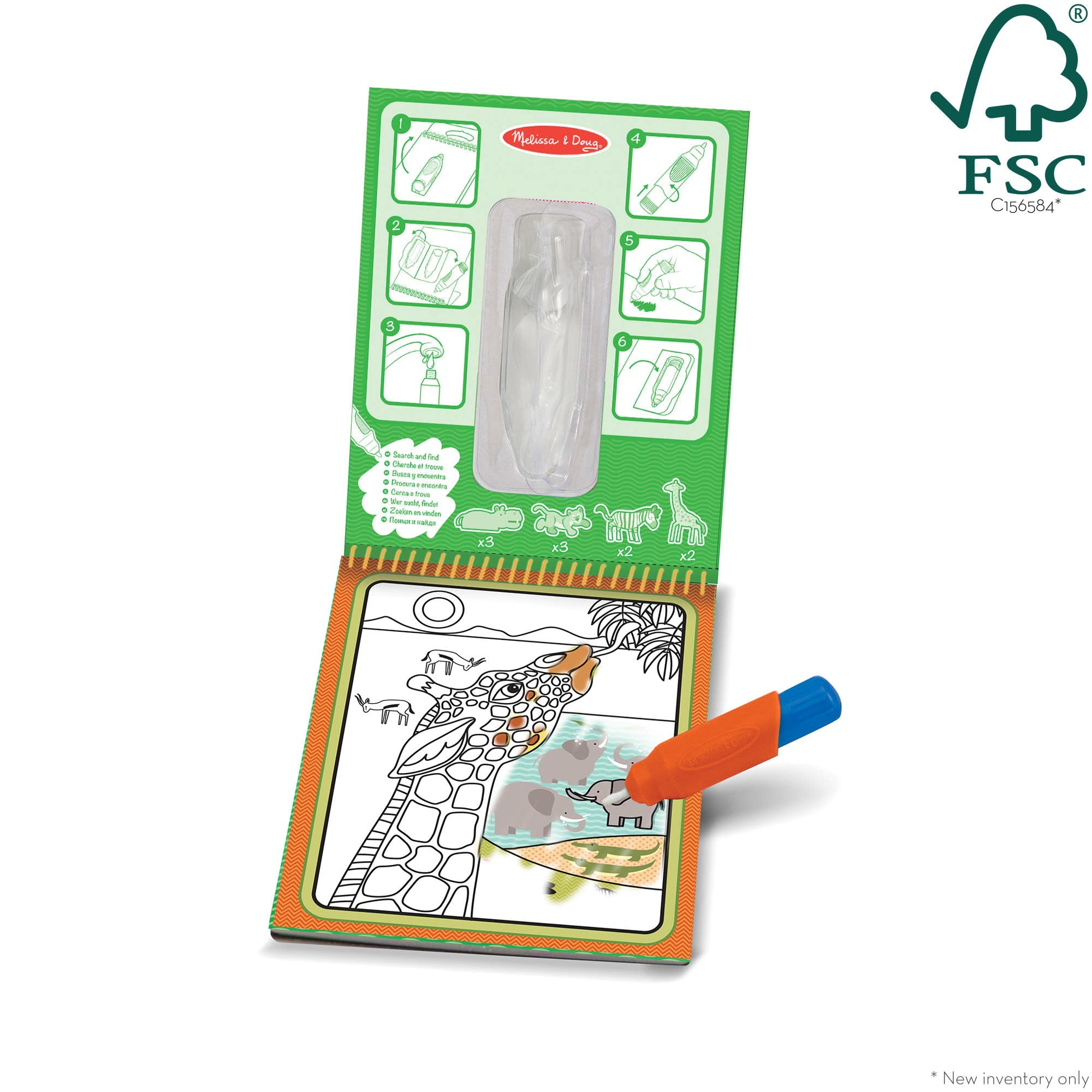 Water Wow! Water-Reveal Pad - Safari