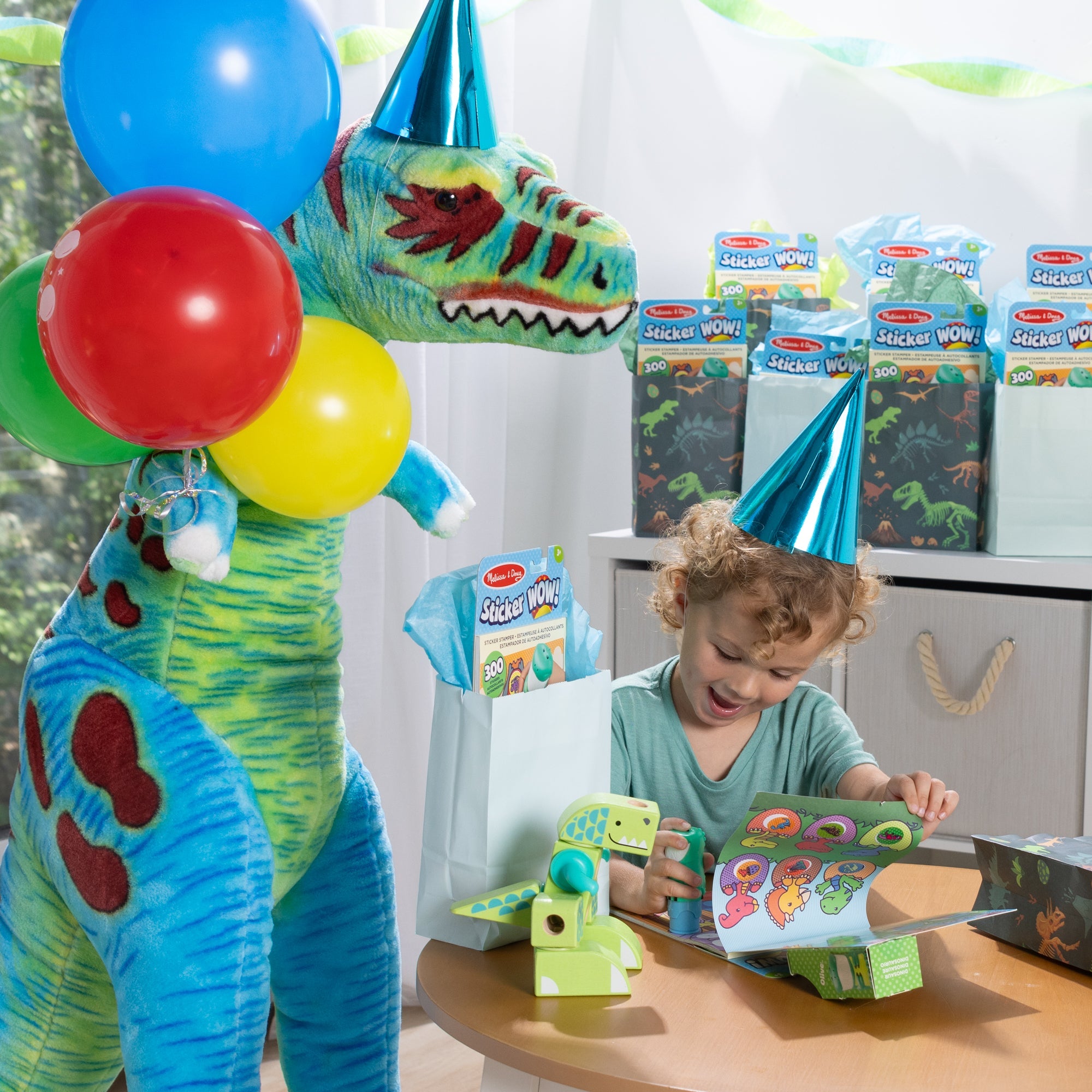 Sticker WOW!® Activity Pad & Sticker Stamper 12-PACK  - Dinosaur