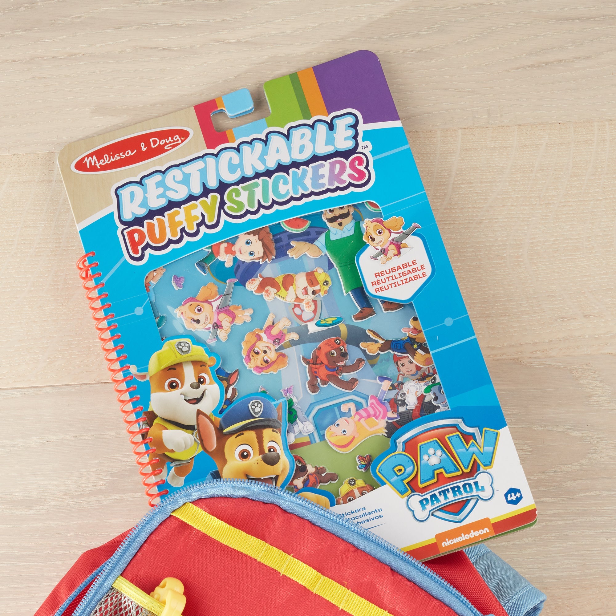 PAW Patrol Restickable Puffy Stickers - Adventure Bay