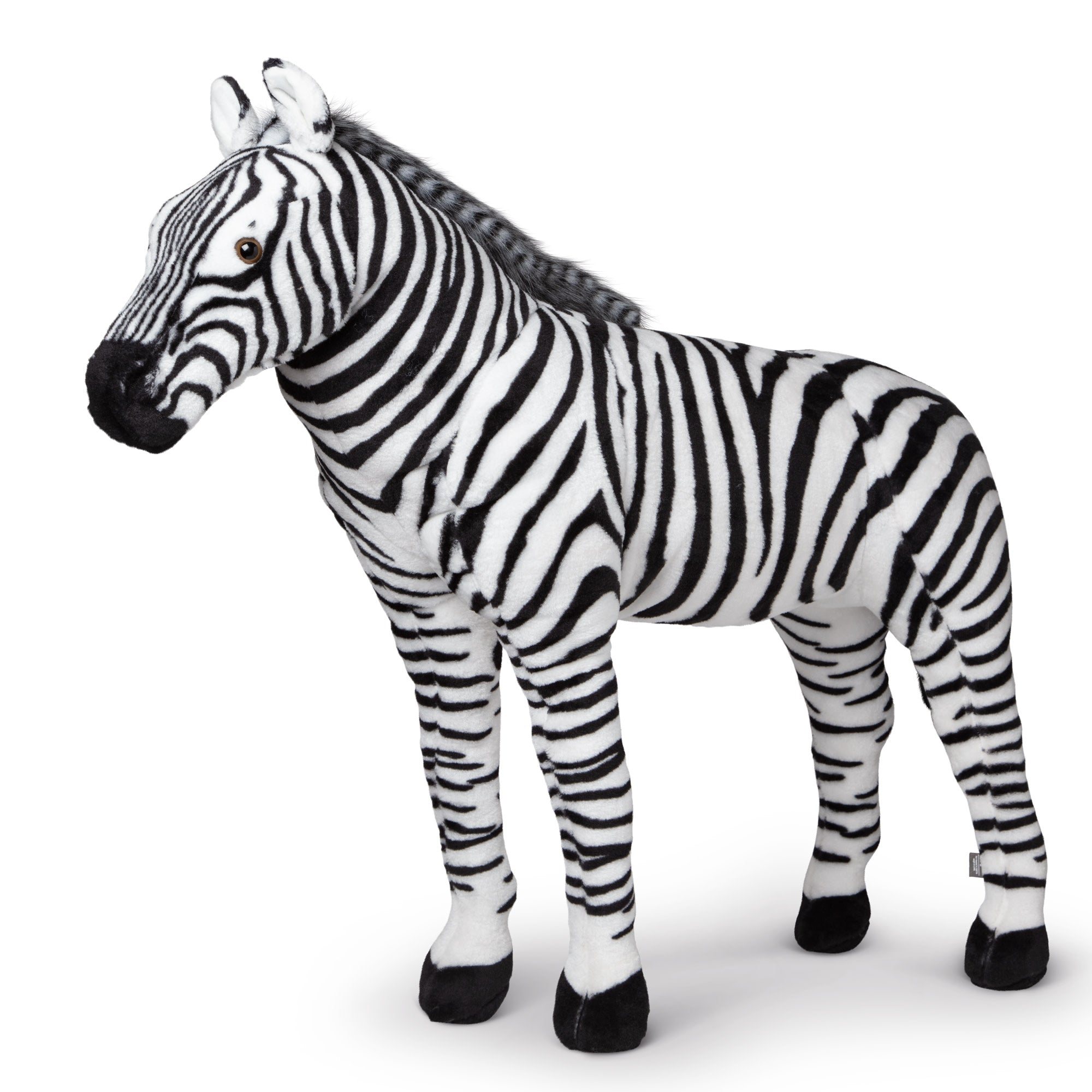 Zebra Lifelike Plush Stuffed Animal