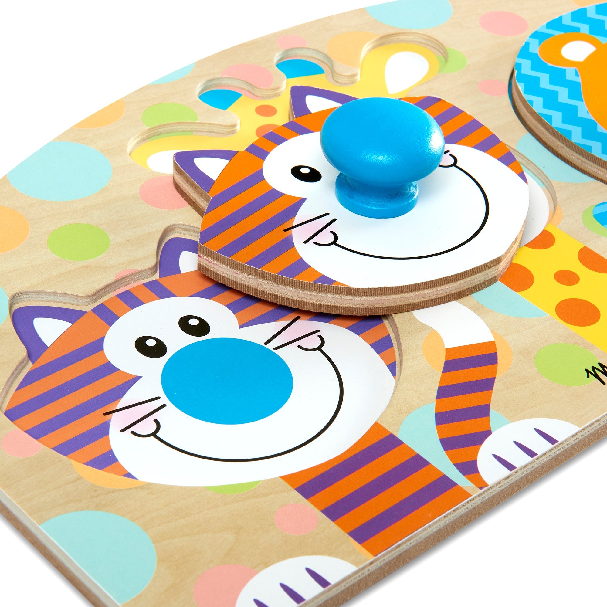 Safari Jumbo Peg Puzzle - 3 Pieces