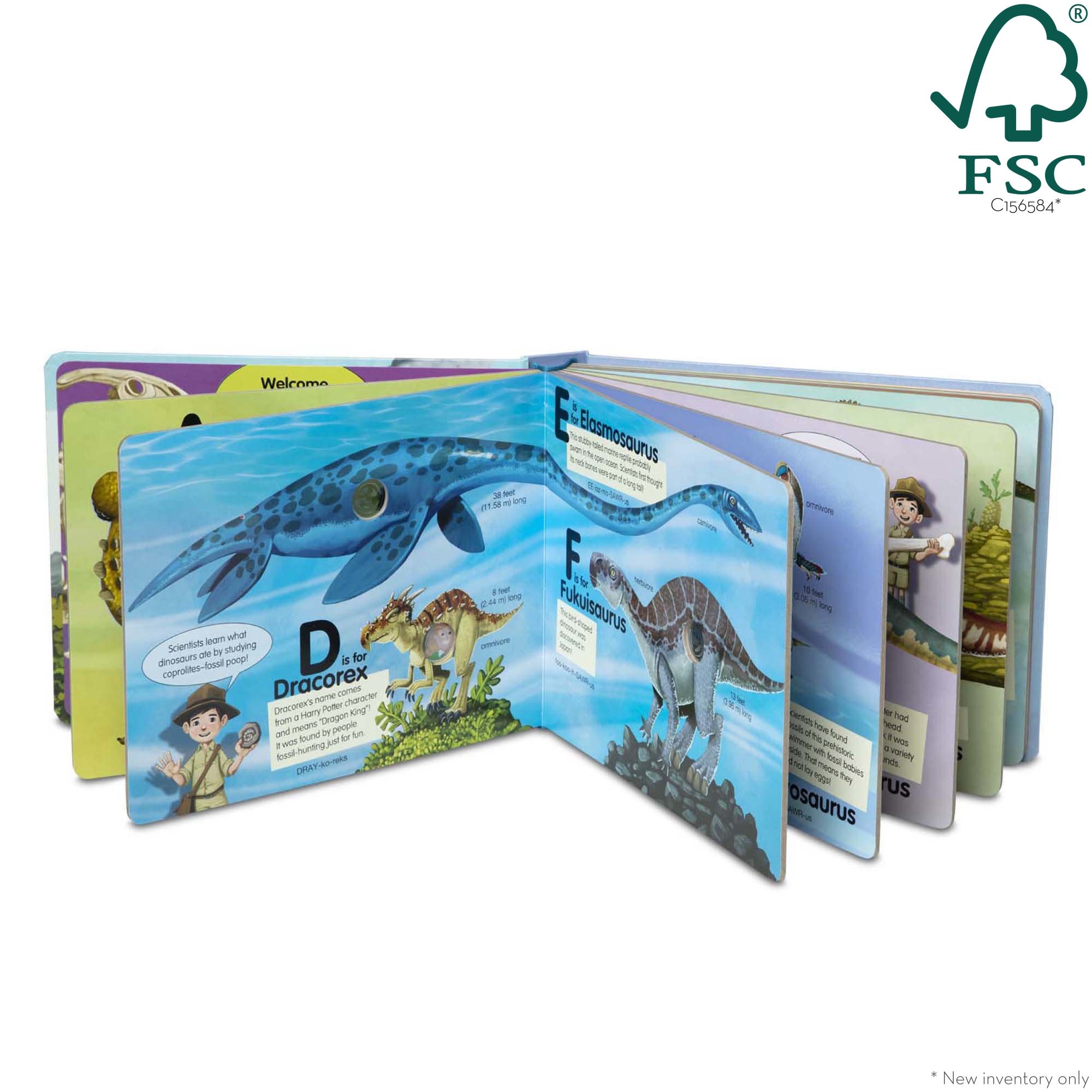 Poke-a-Dot: Dinosaurs A to Z Board Book