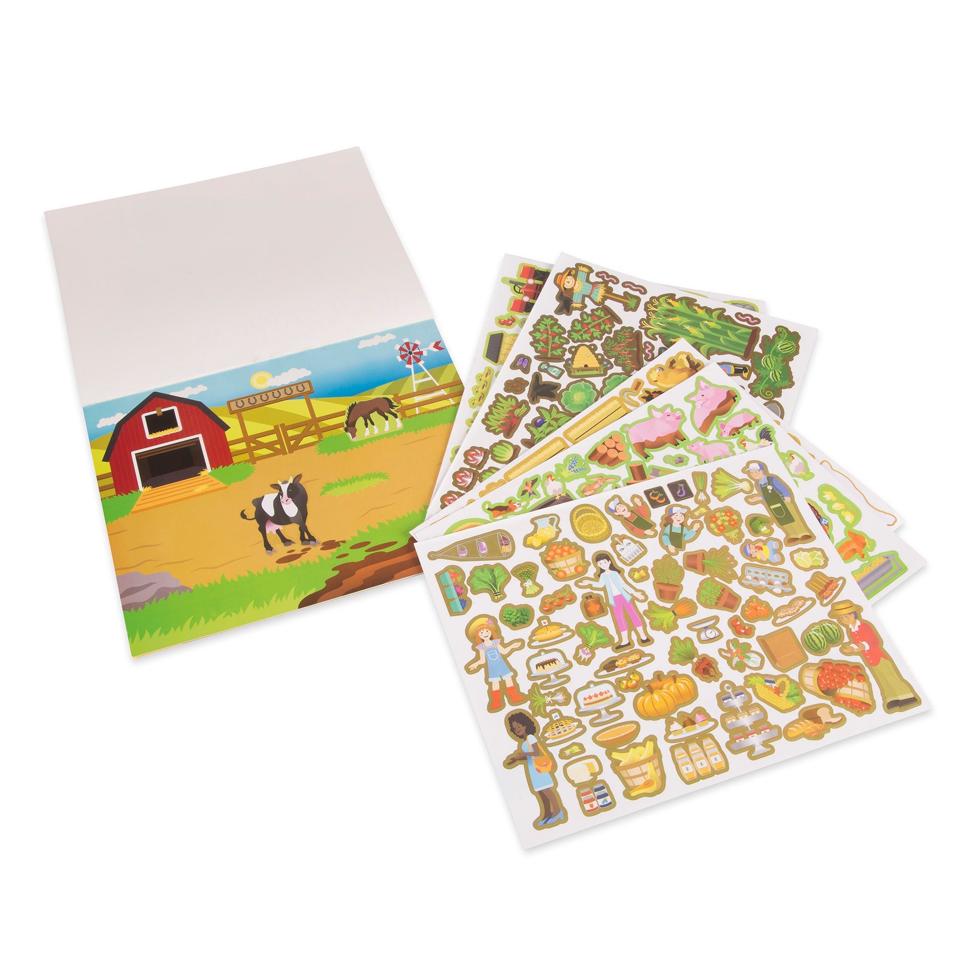 Reusable Sticker Pad - Farm
