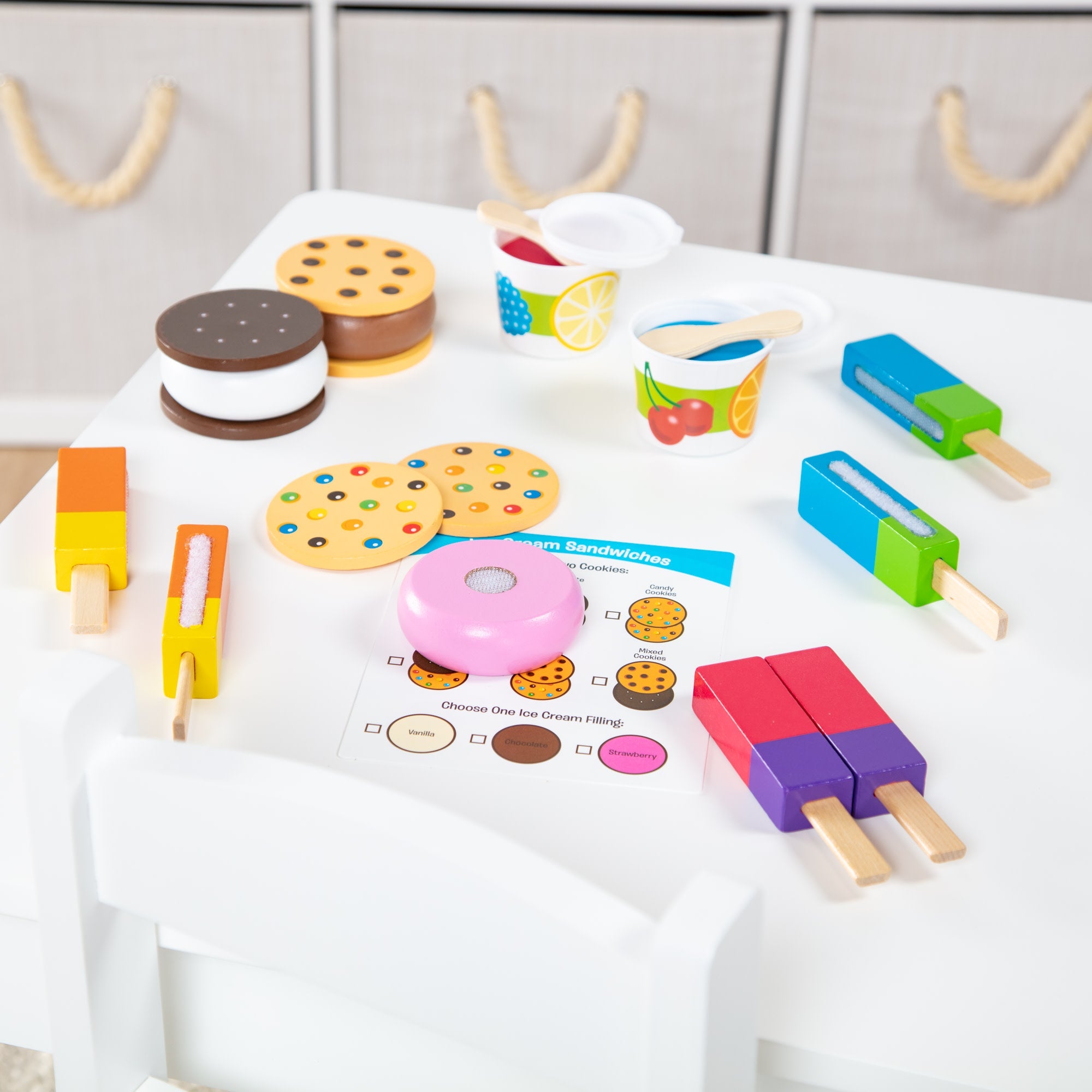 Wooden Frozen Treats Play Set