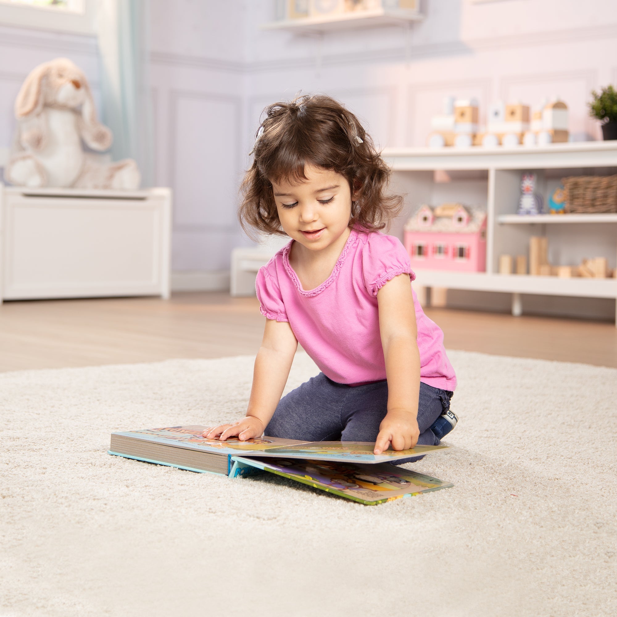 Poke-a-Dot: The Wheels on the Bus Wild Safari Board Book