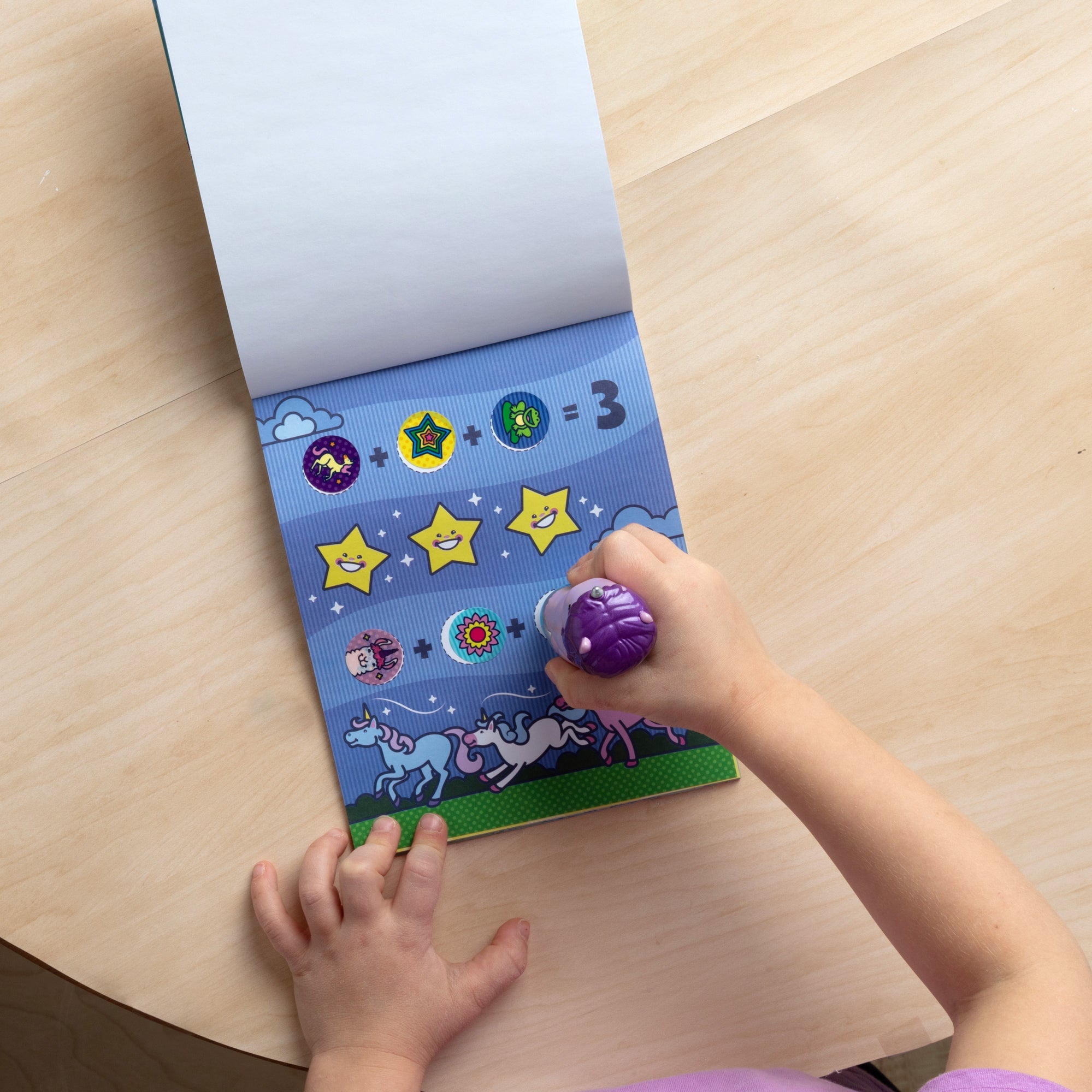 Sticker WOW!™ Activity Pad & Sticker Stamper - Purple Unicorn