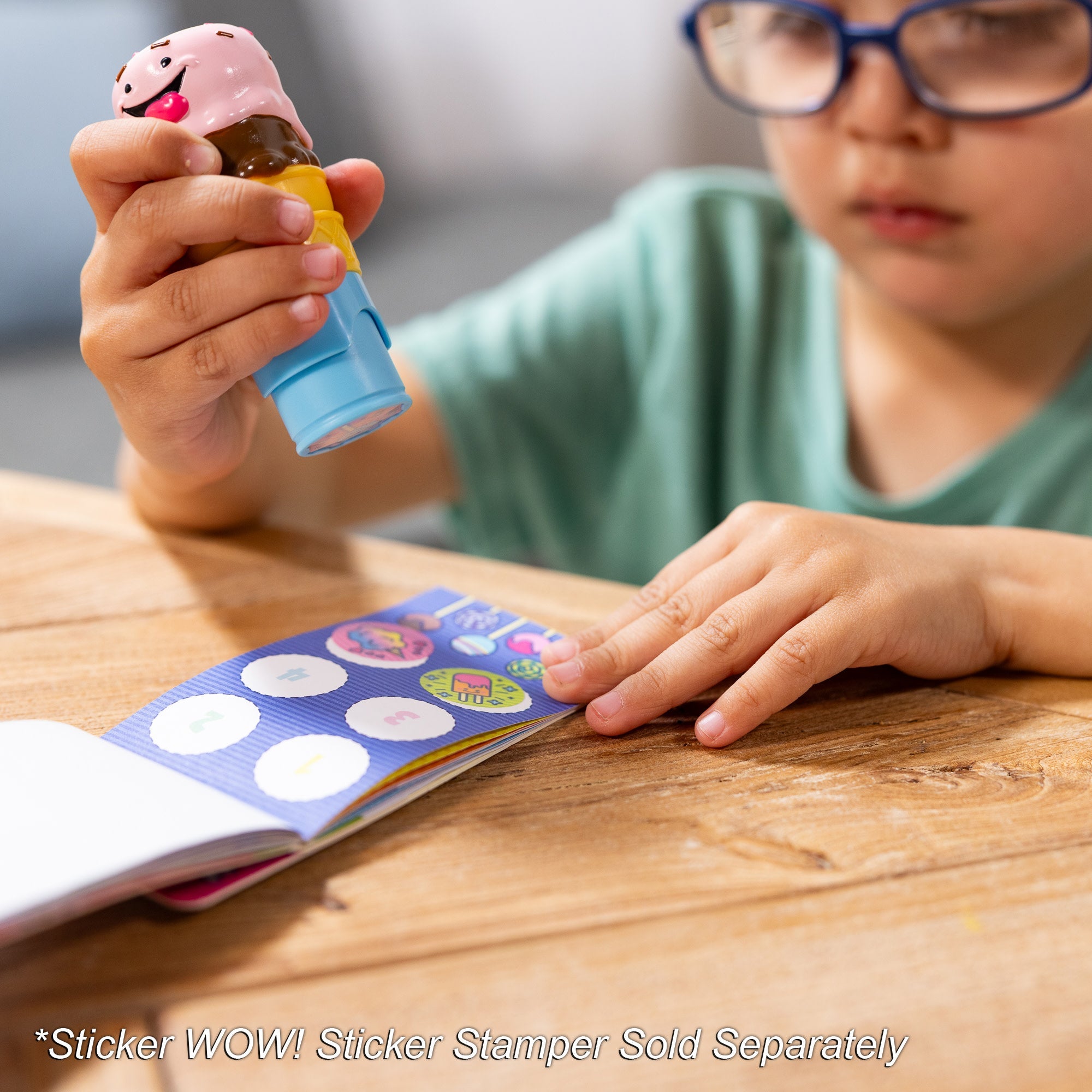 Sticker WOW!® Mini Activity Pad & Refill Stickers - Favorite Things (200+ Stickers, Stamper Not Included)