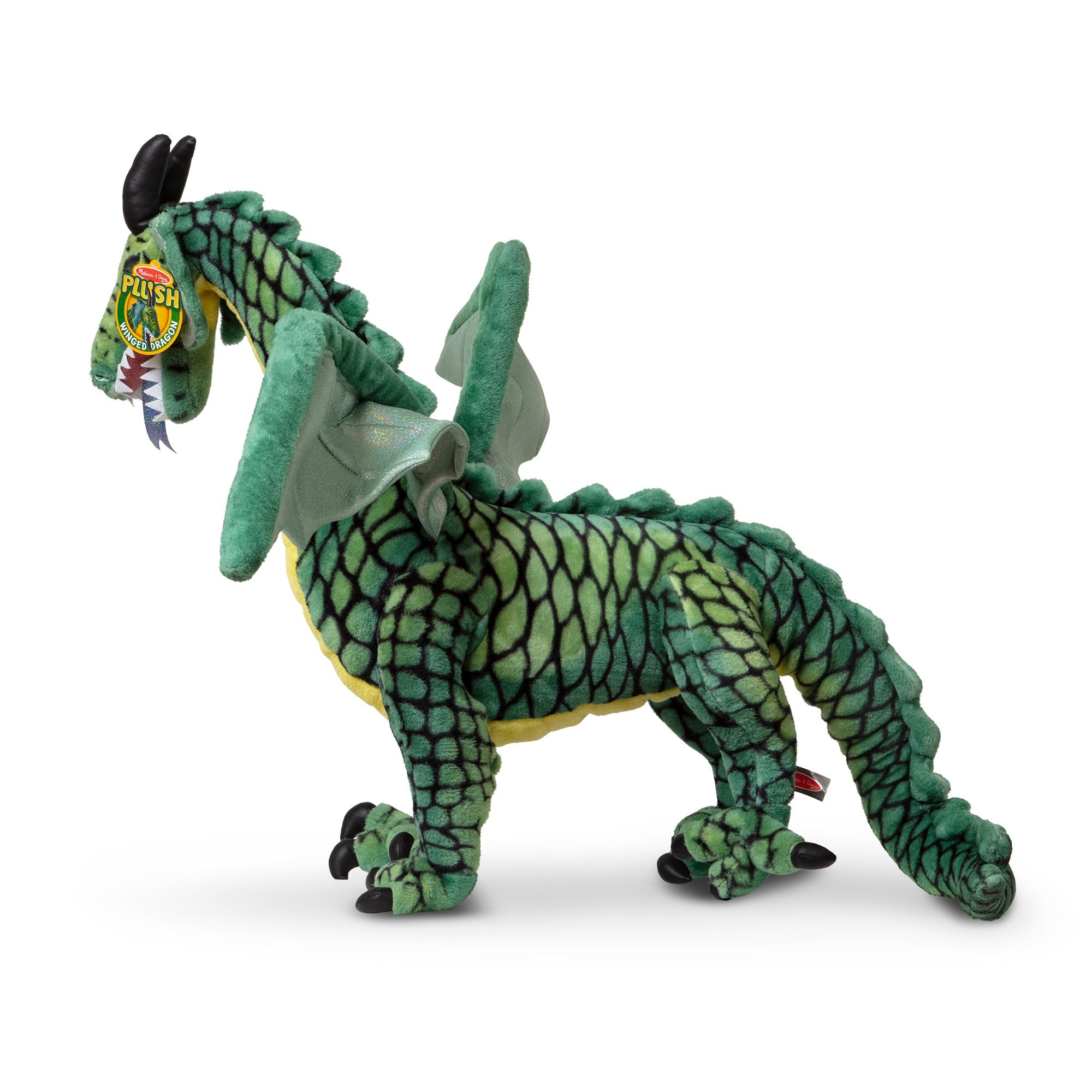 Winged Dragon Lifelike Plush Stuffed Animal