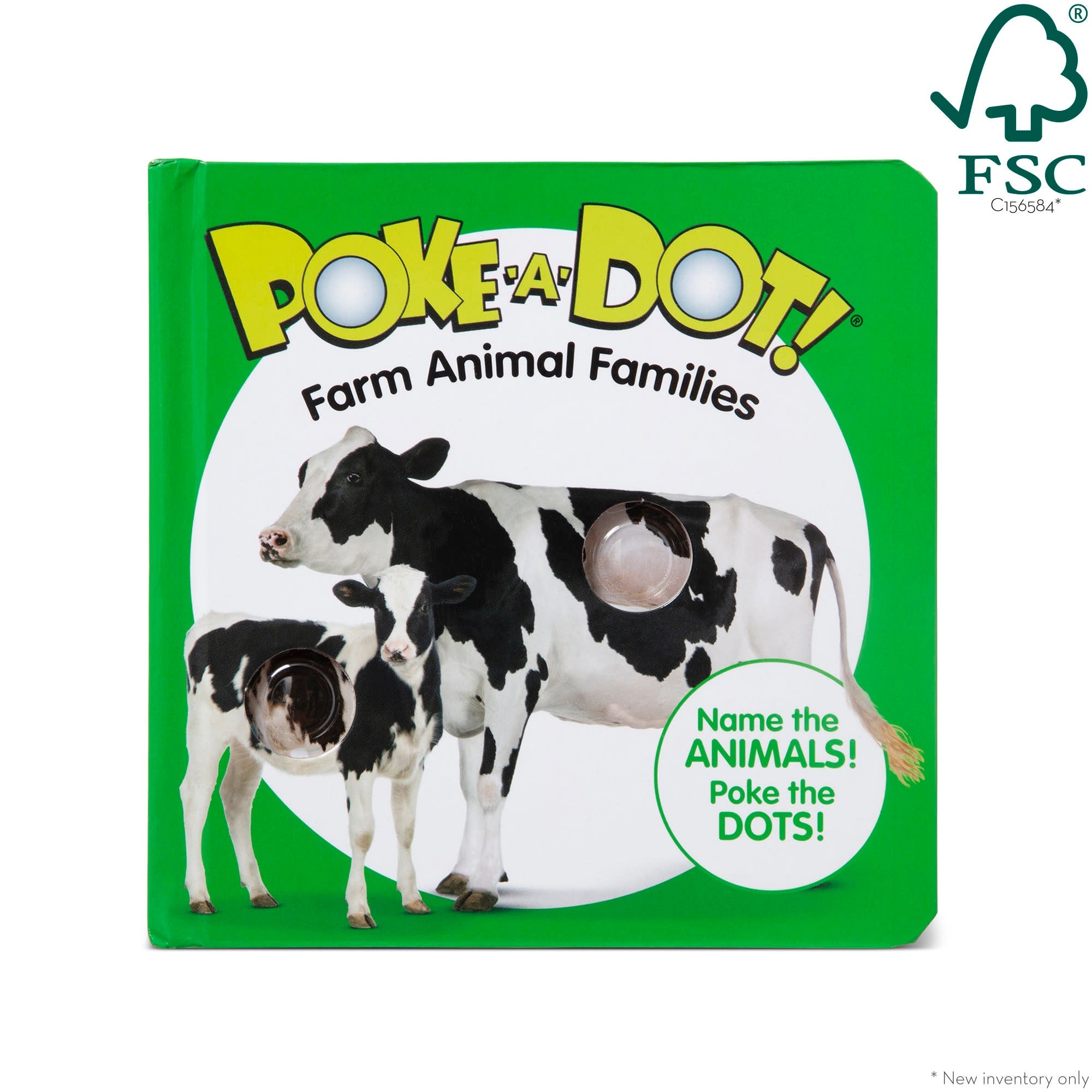 Poke-a-Dot: Farm Animal Families Board Book