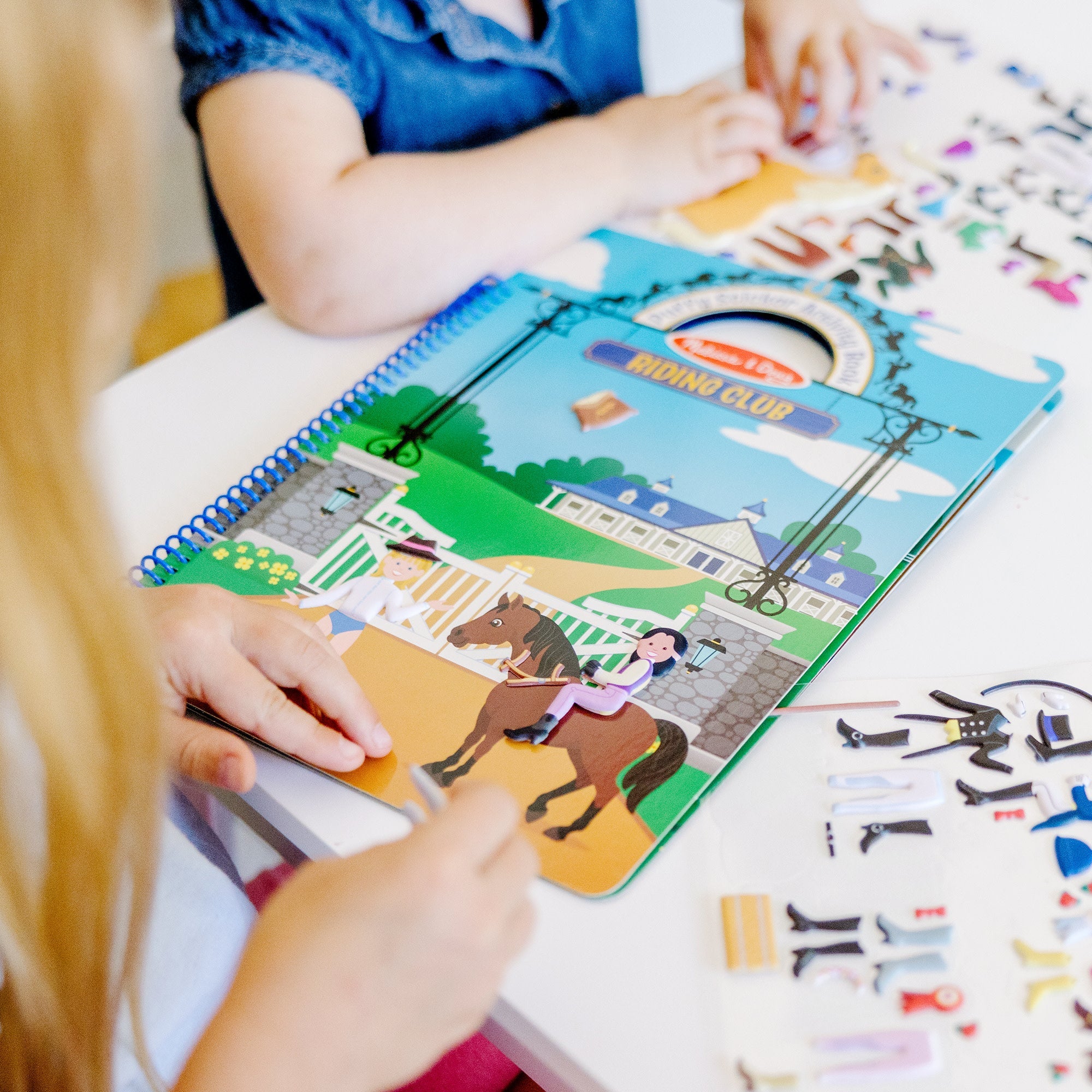 Puffy Sticker Activity Book - Riding Club