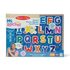 Ms. Rachel™  Wooden Phonics Alphabet Sound Puzzle - 24 Pieces