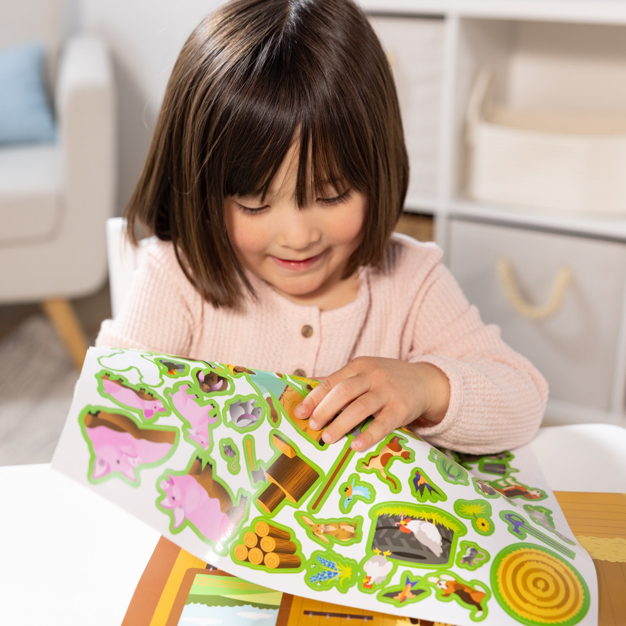 Reusable Sticker Pad - Farm