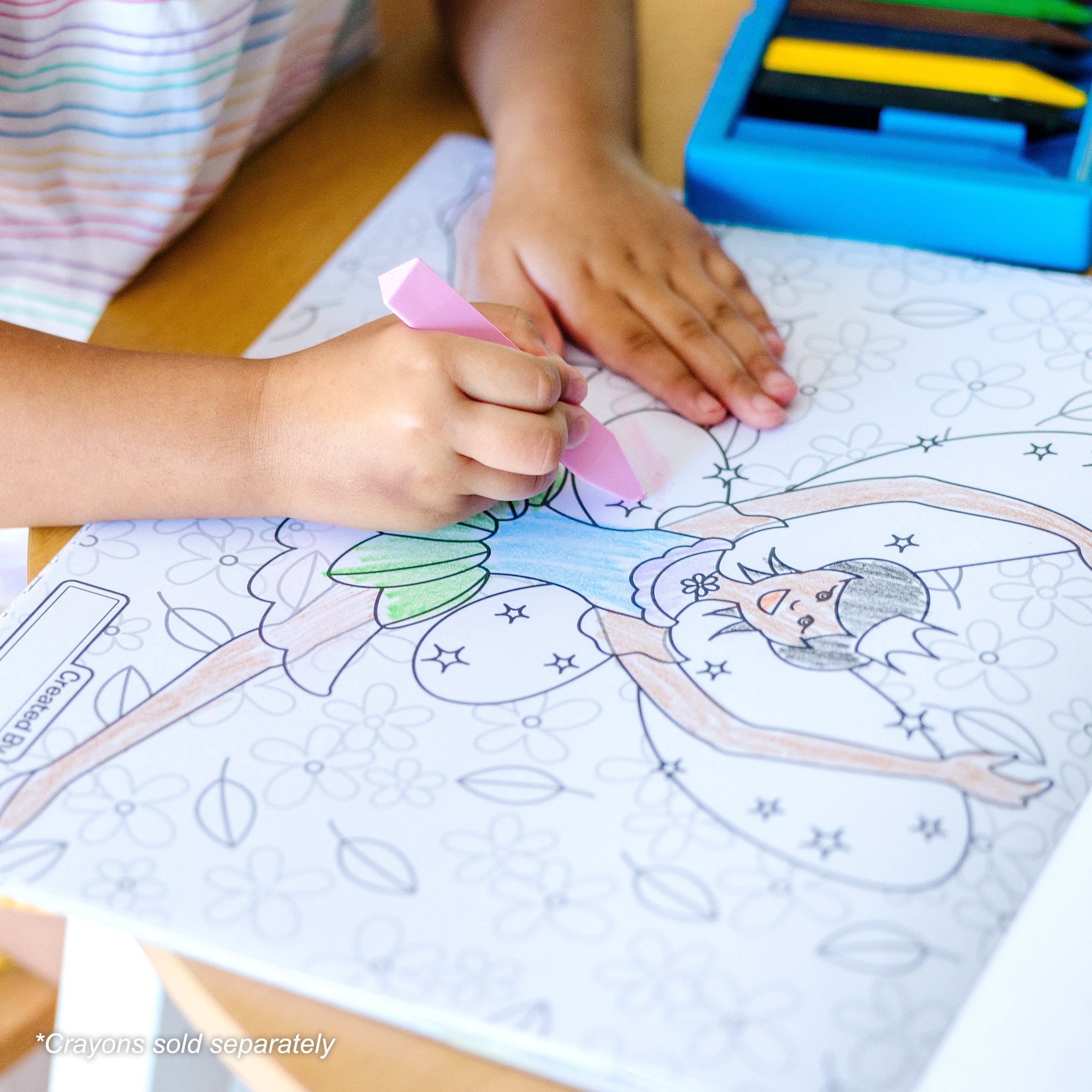 Jumbo Coloring Pad - Princess & Fairy